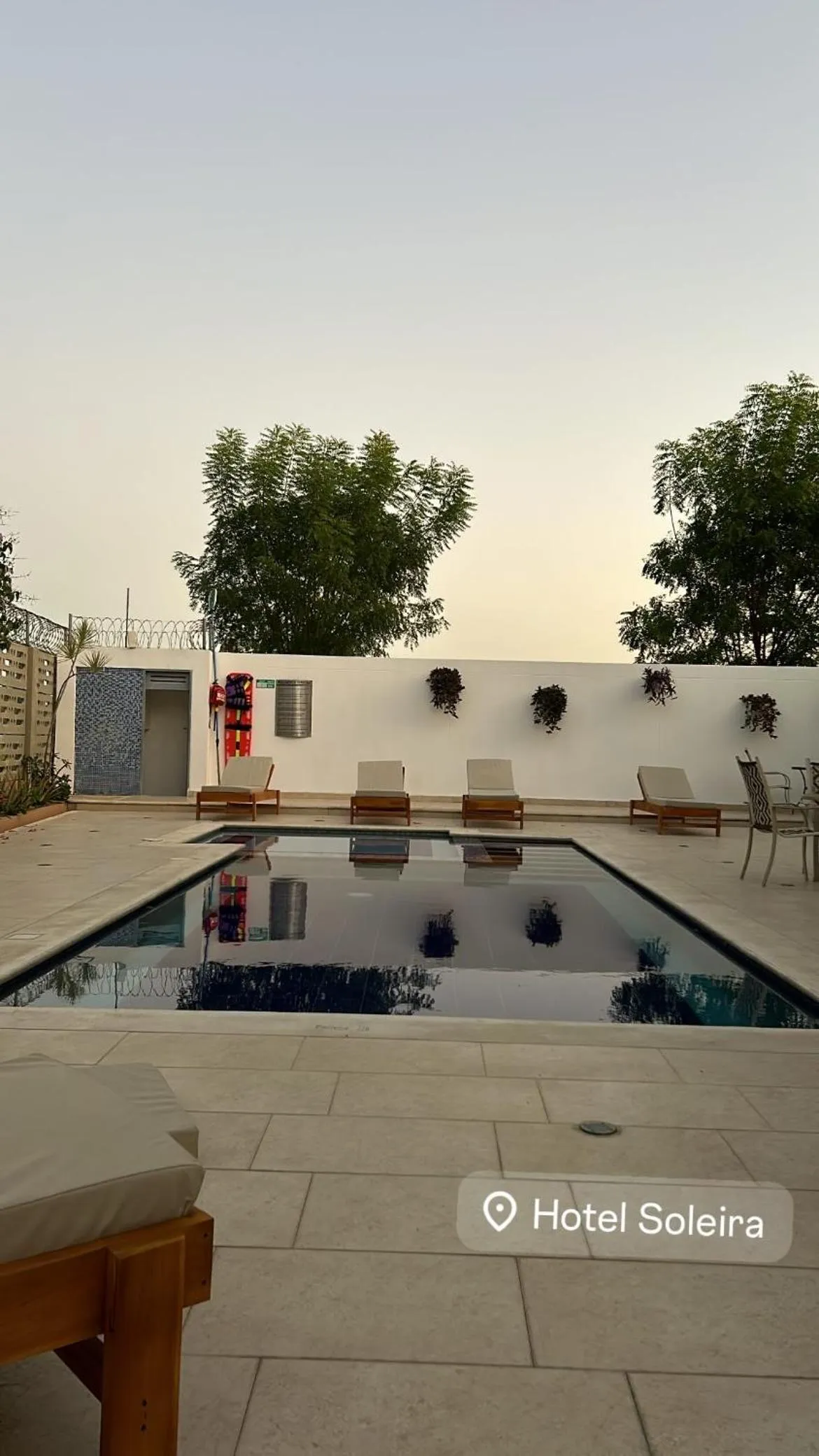 Swimming pool in Hotel Soleira