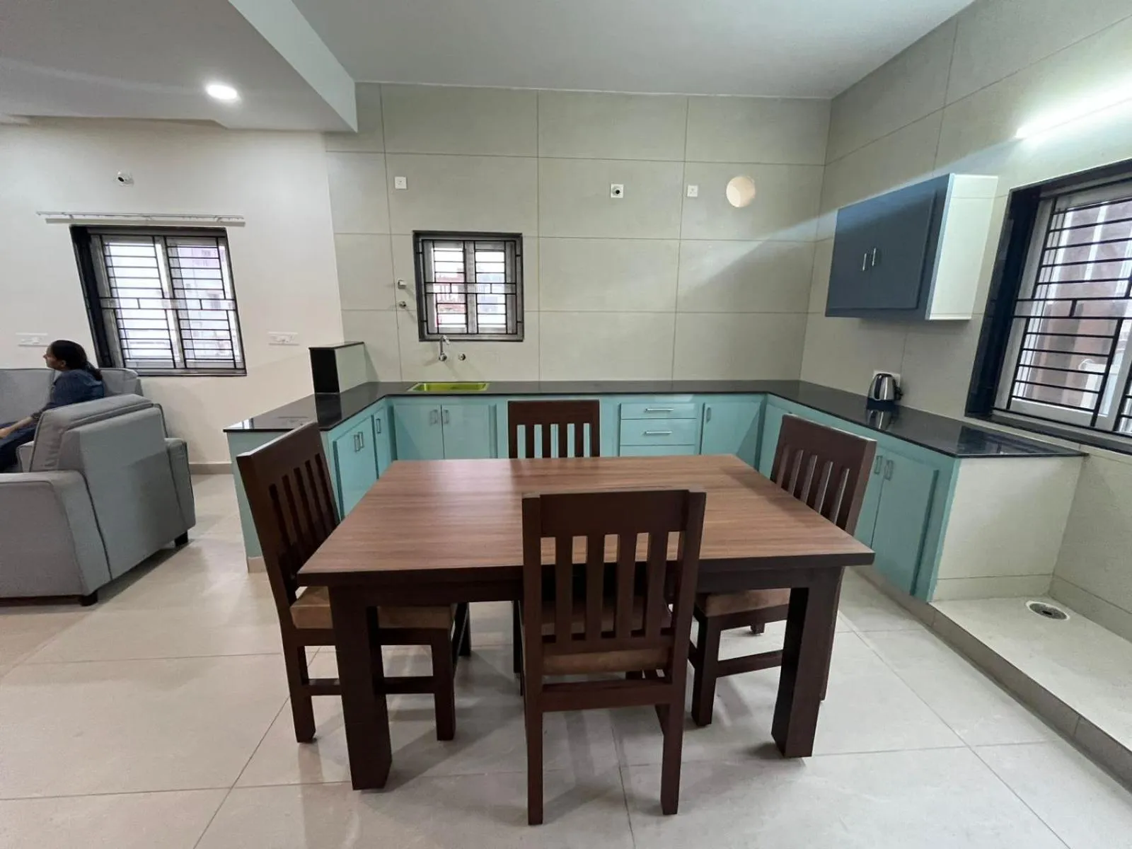 Kitchen or kitchenette in Achyuta Homestay