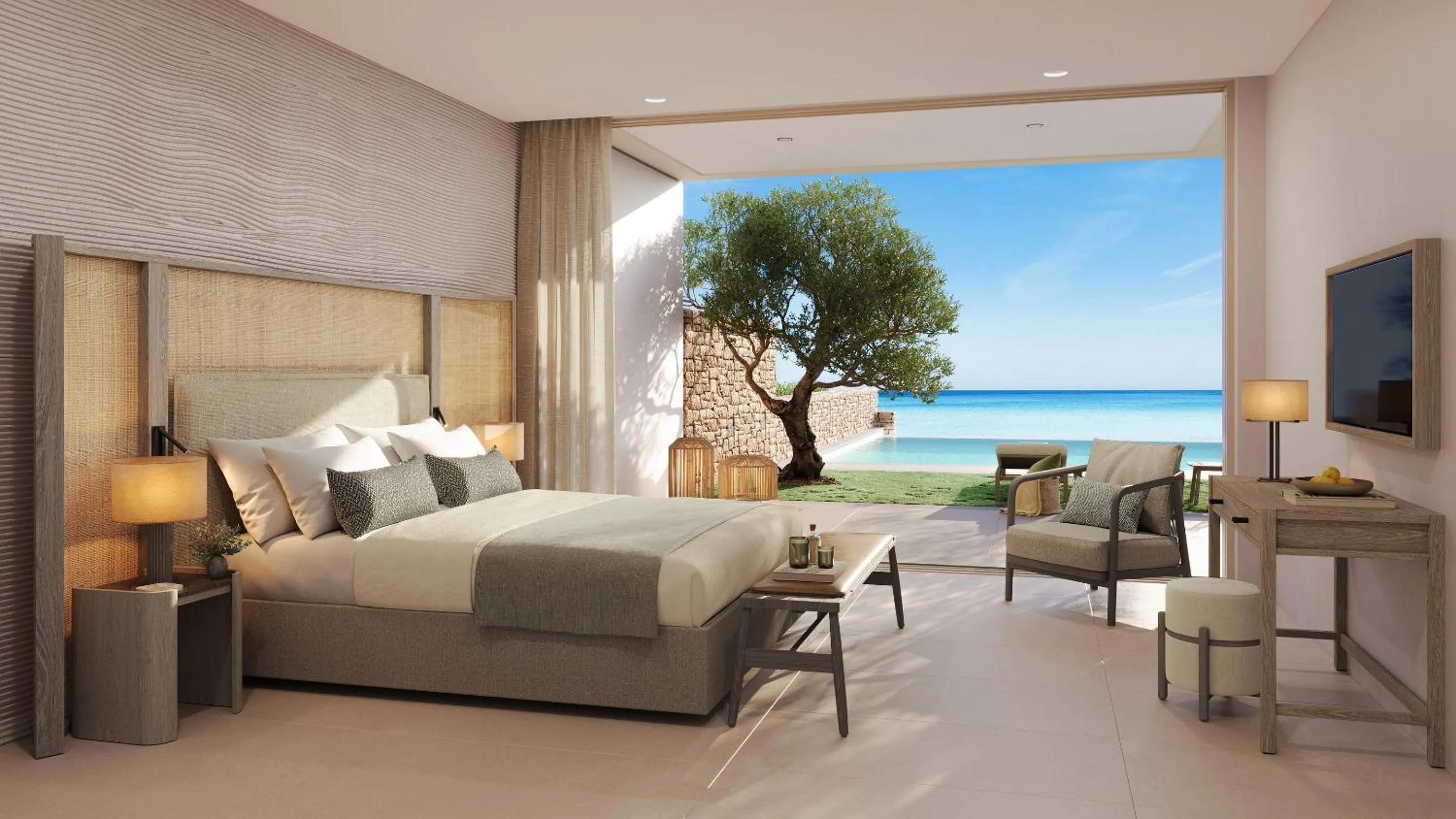 Photo of the whole room, Bed in Sani Club