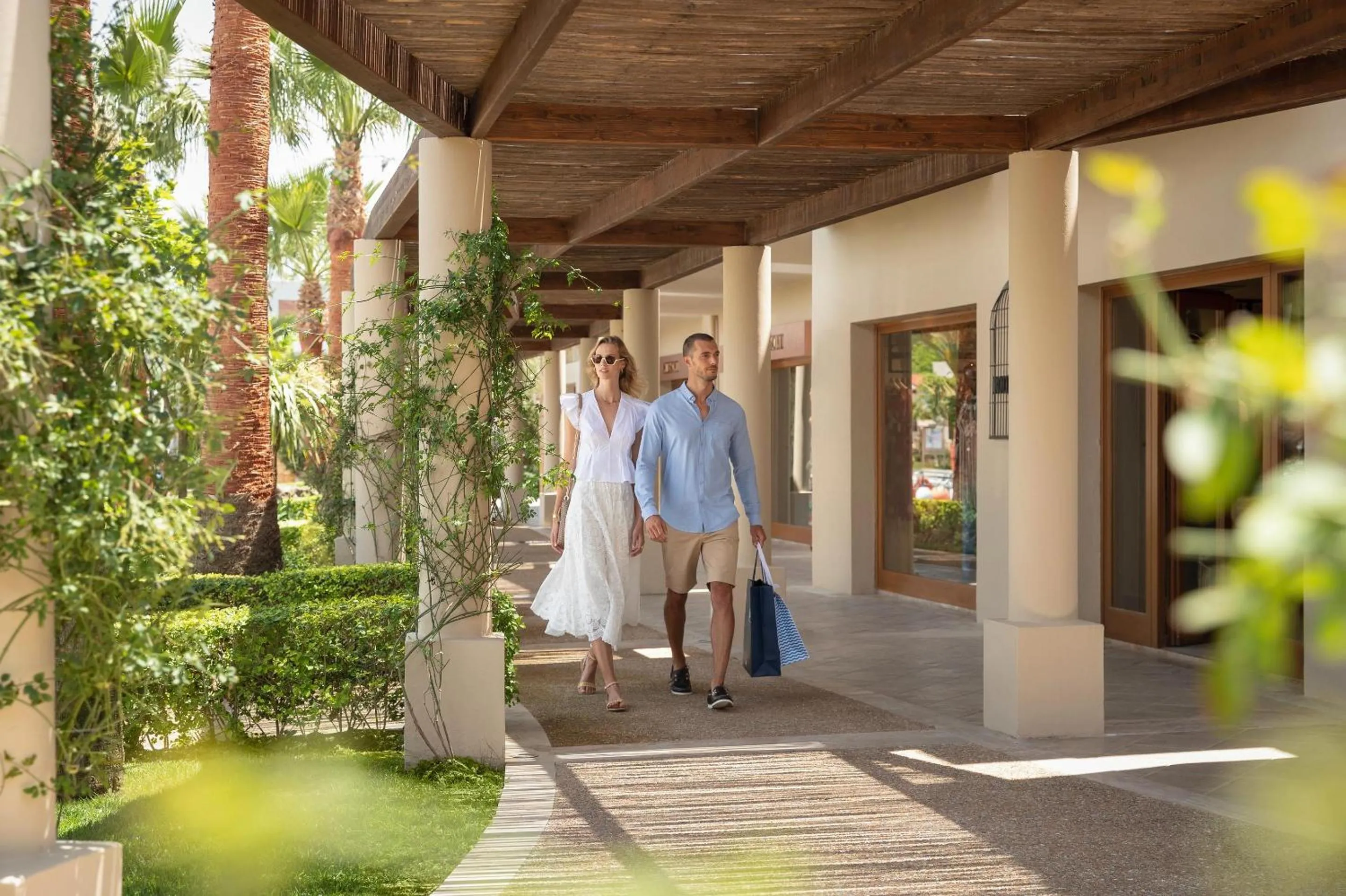 Shopping Area in Sani Club