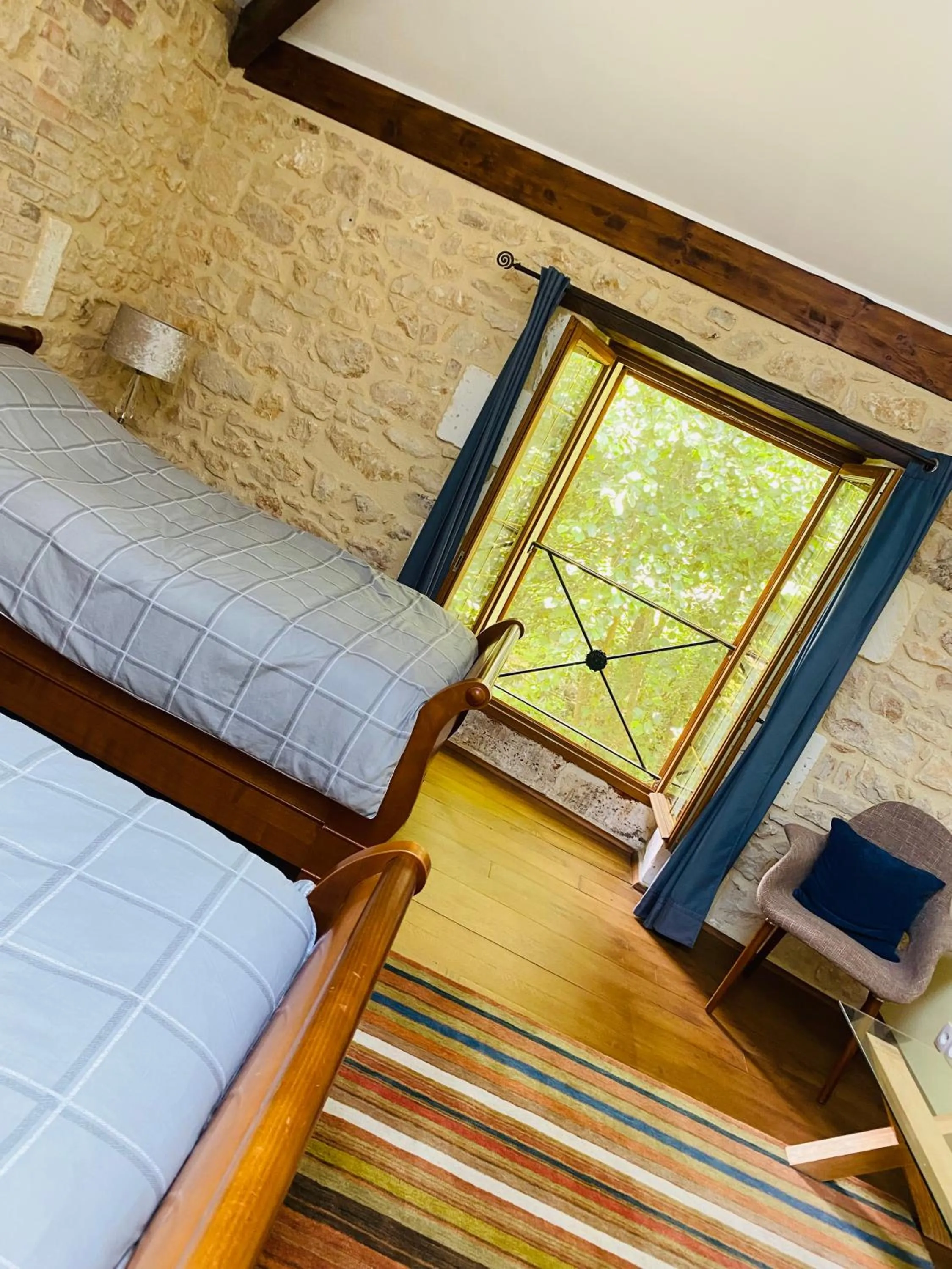 Bedroom, Bed in Moulin du Fontcourt