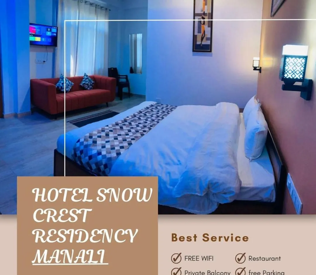 Restaurant/places to eat, Bed in Snow Crest Residency - A Pure Veg Hotel