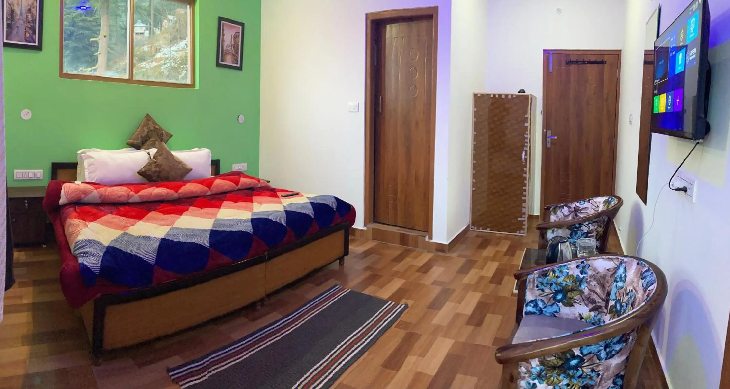 Bed in Snow Crest Residency - A Pure Veg Hotel