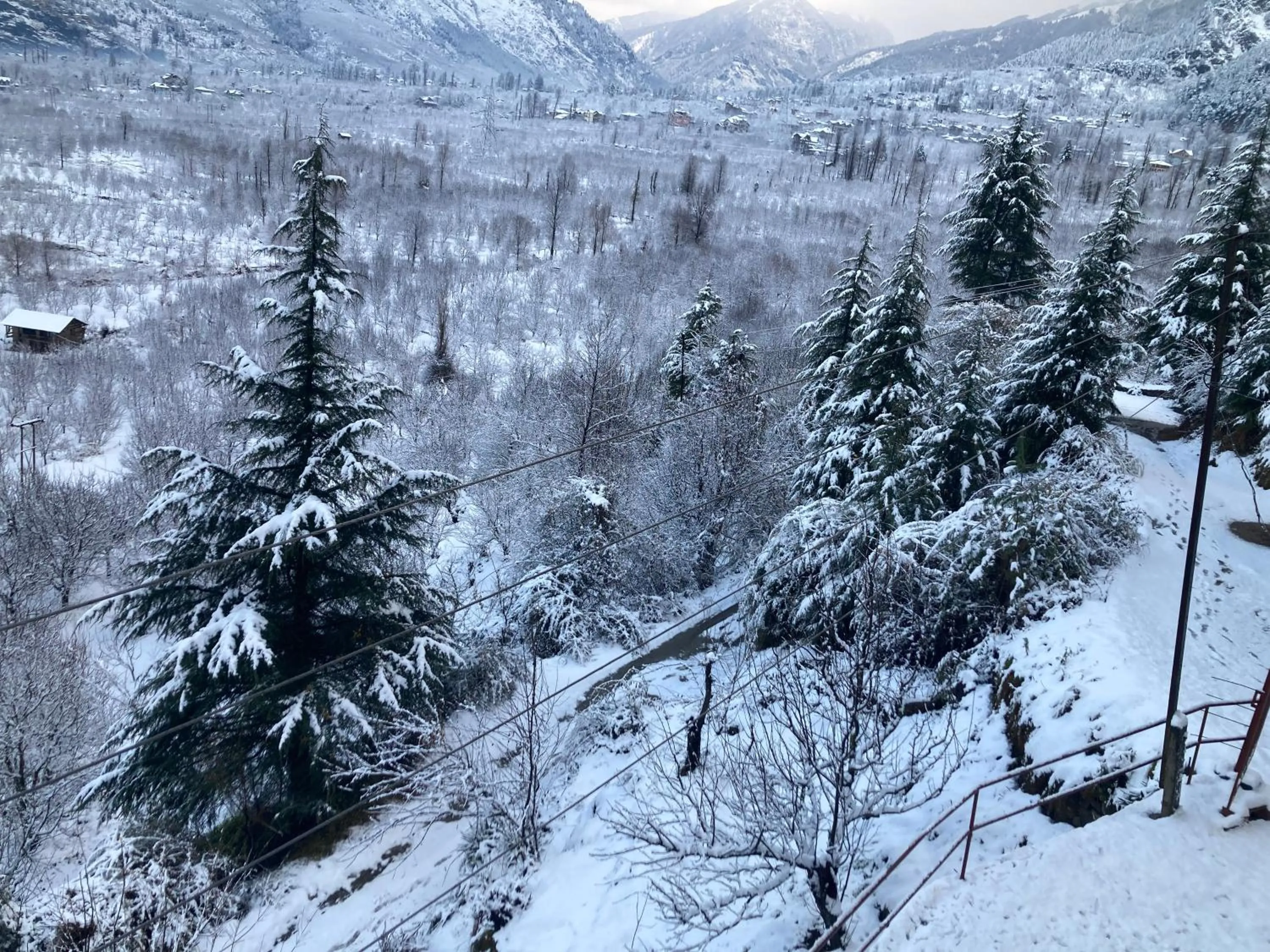 Mountain view in Snow Crest Residency - A Pure Veg Hotel