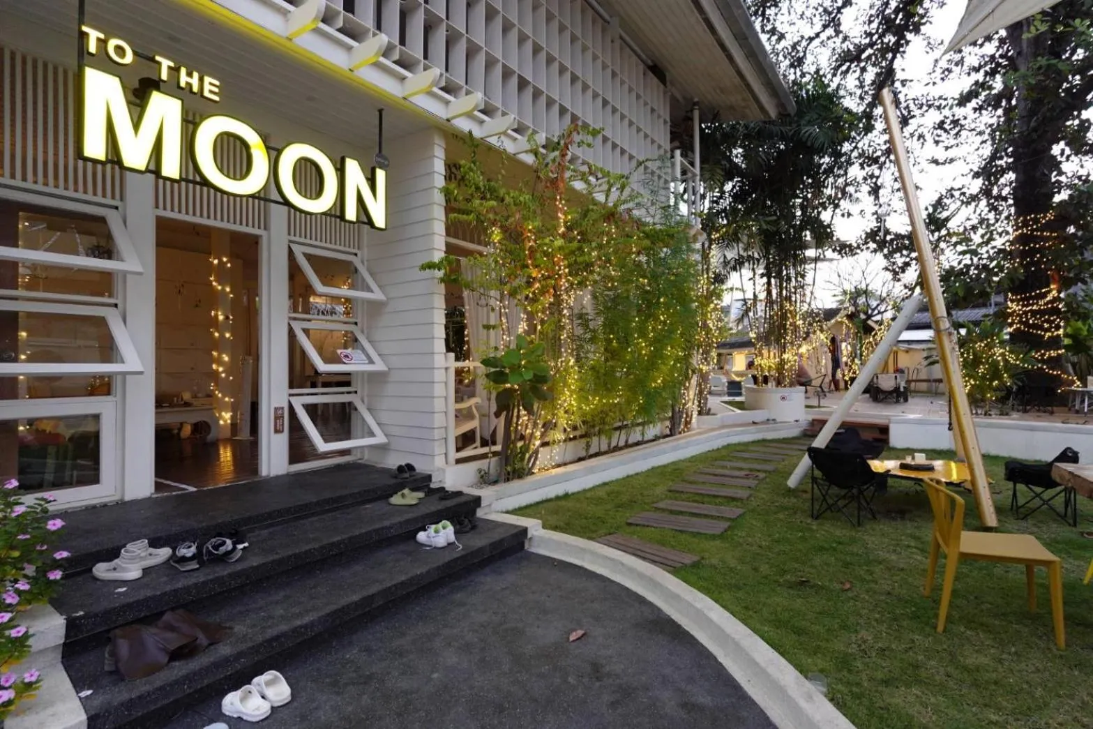 Property building in To The Moon Guesthouse