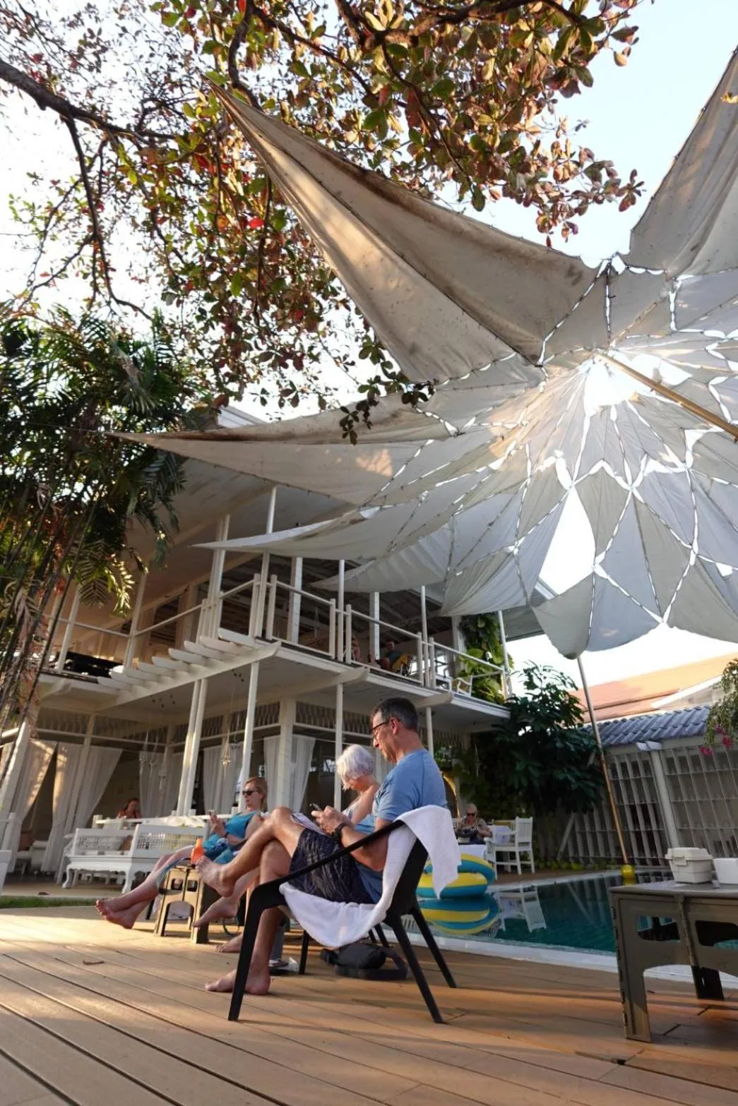 Property building in To The Moon Guesthouse