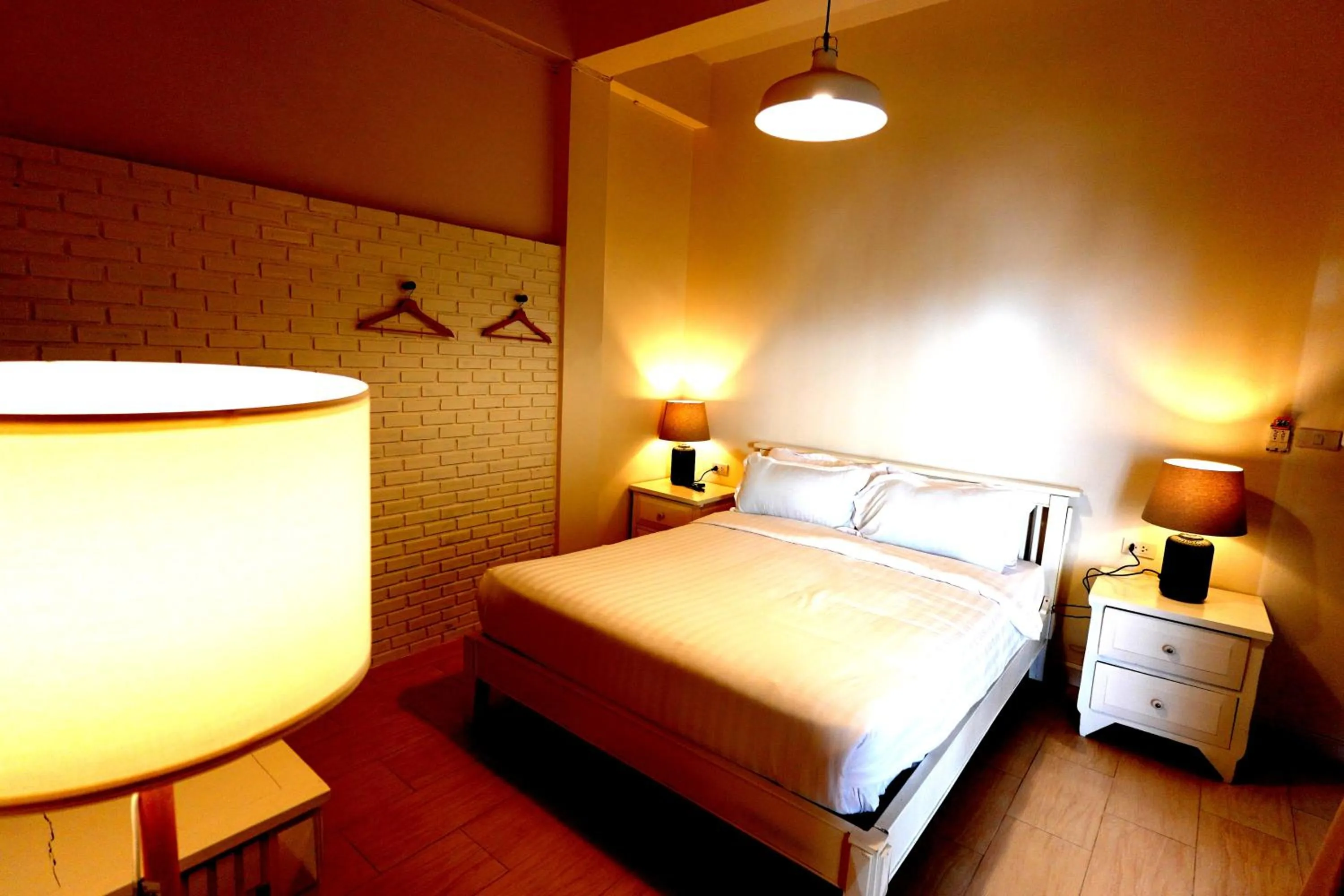 Bed in To The Moon Guesthouse