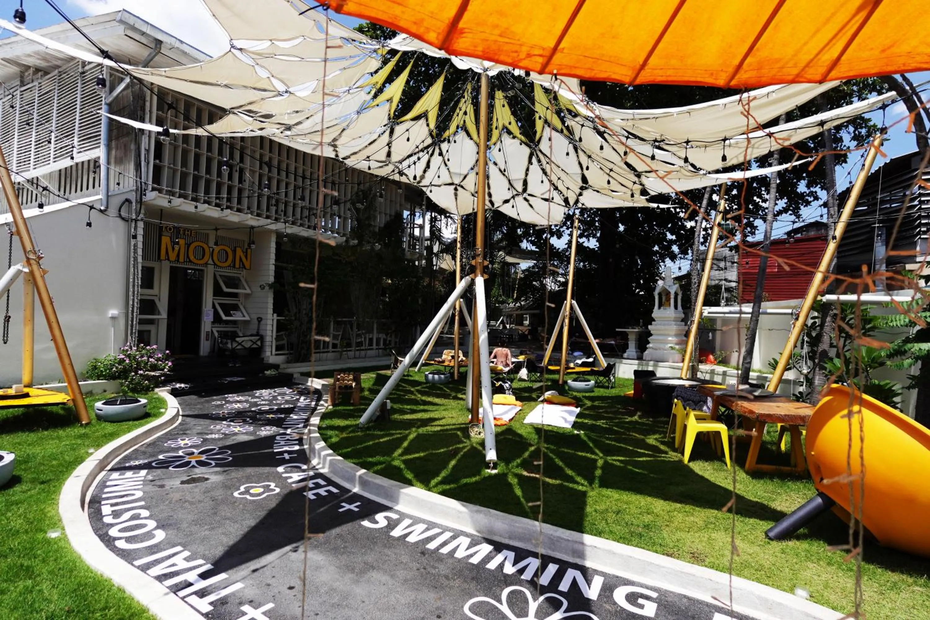 Property building in To The Moon Guesthouse