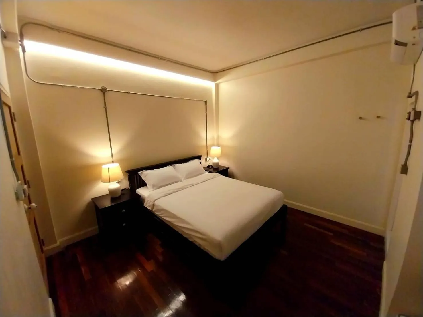 Bed in To The Moon Guesthouse