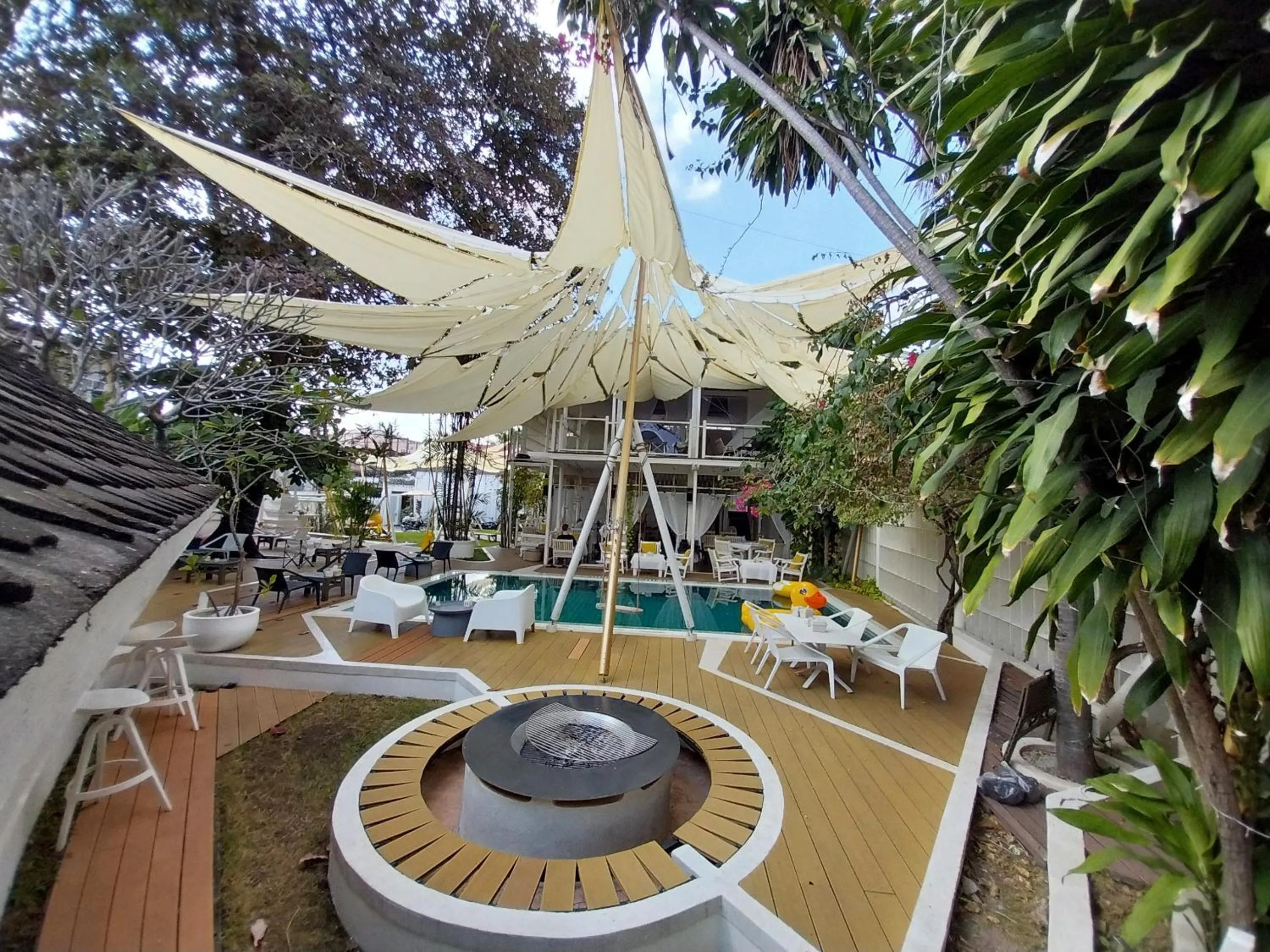 Property building in To The Moon Guesthouse