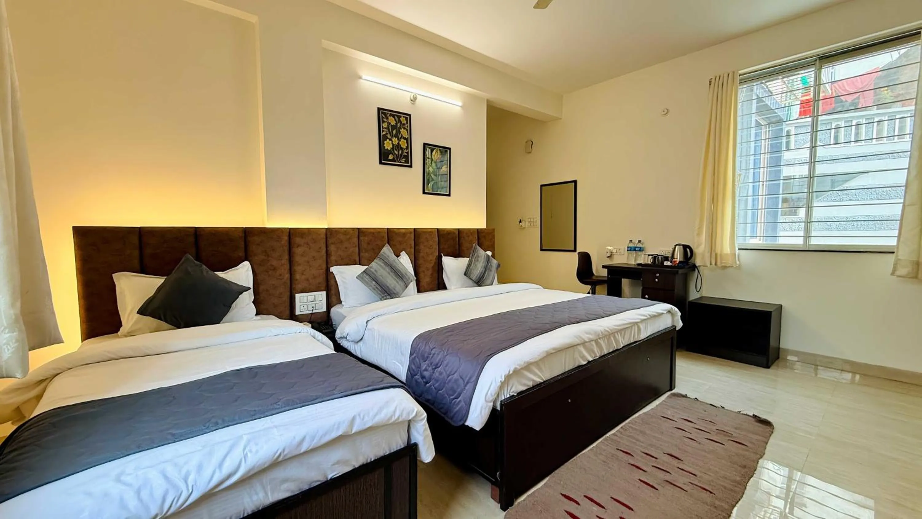 Bed in Hotel Regency