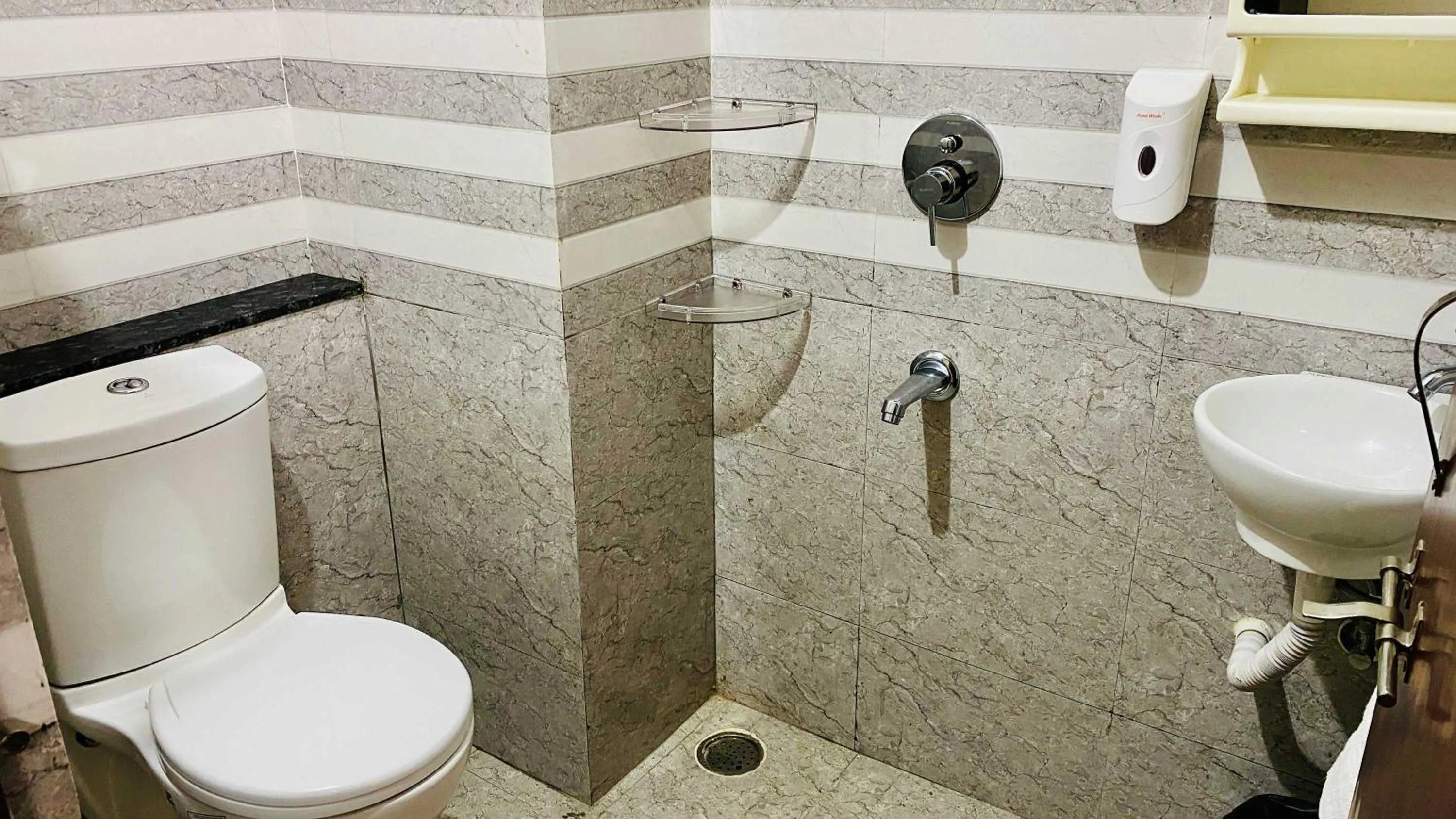 Shower in Hotel Regency