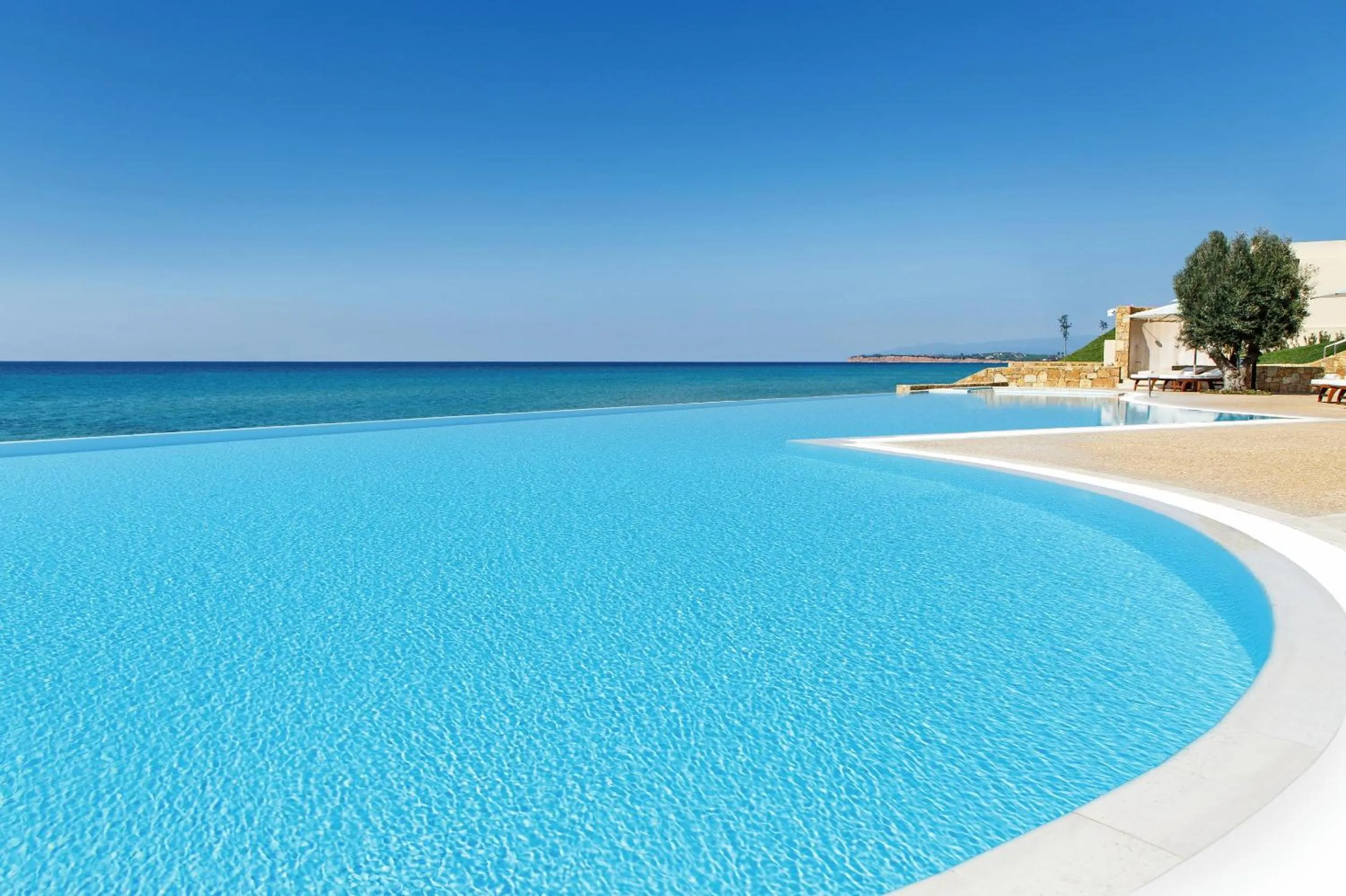 Swimming pool in Sani Beach