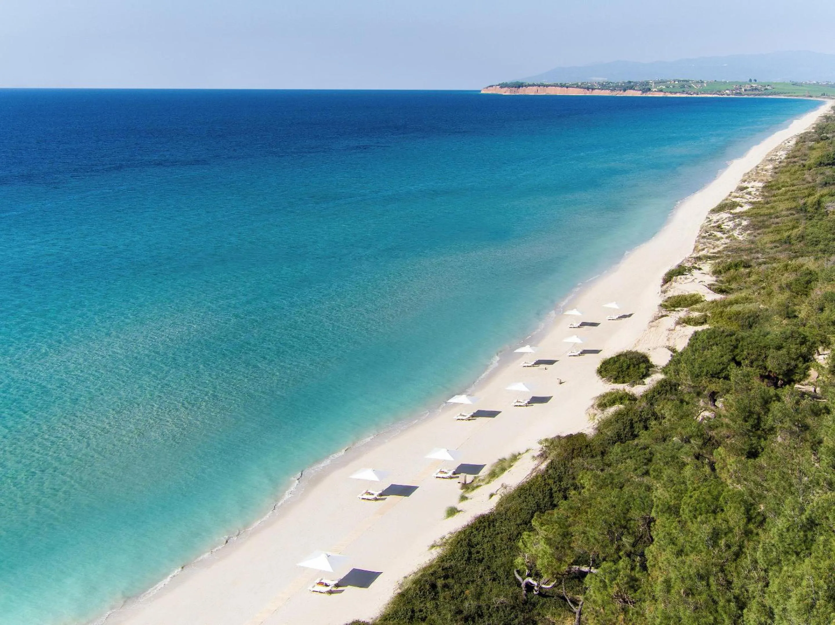 Beach in Sani Beach