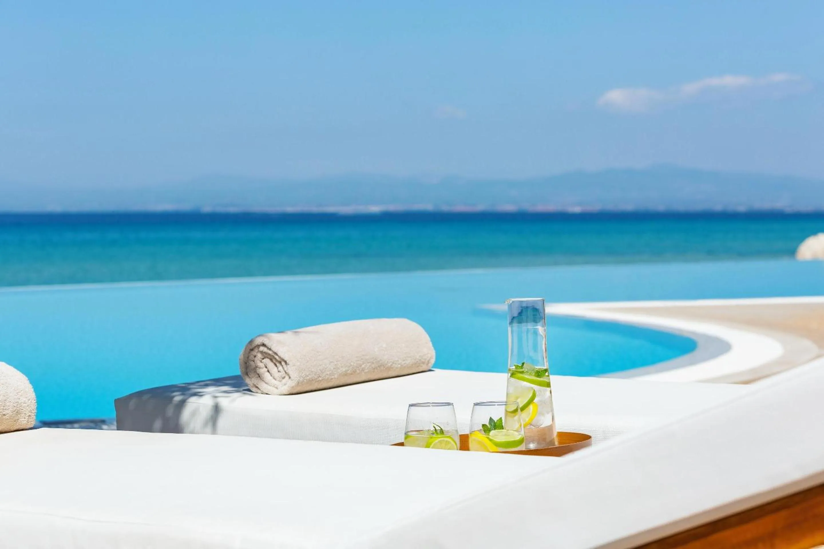 Swimming pool in Sani Beach