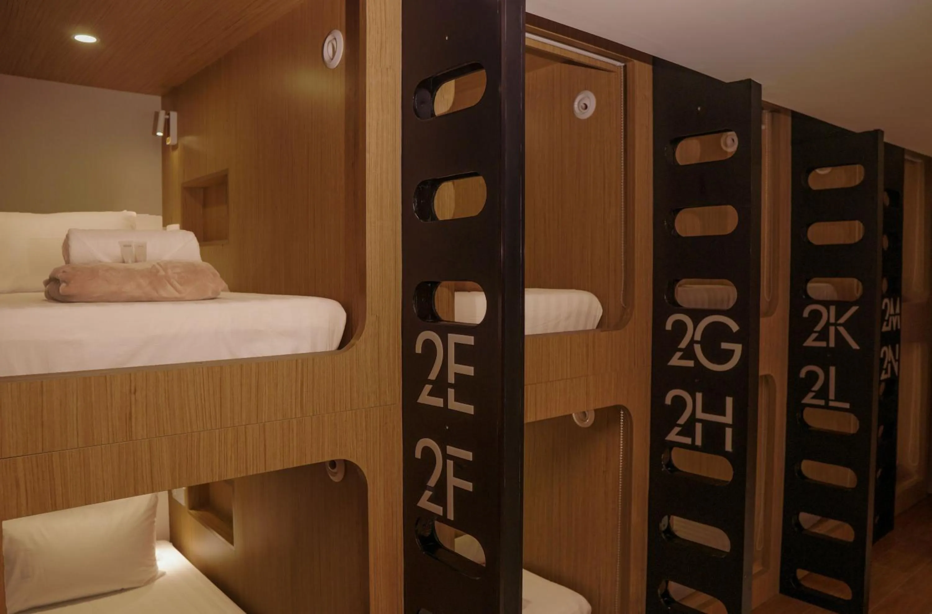 bunk bed, Bed in Moonstar Cebu Capsule Hotel