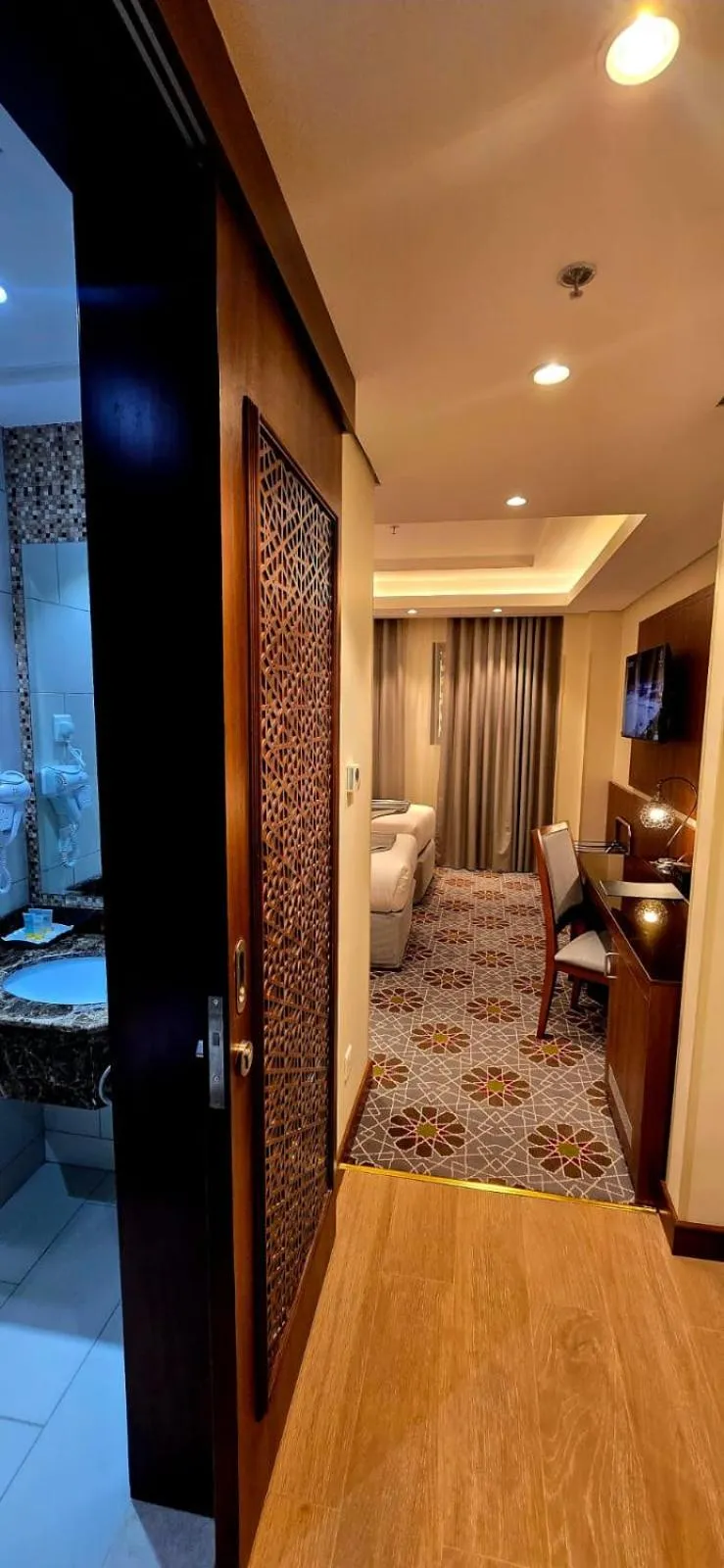 Bed in Maysan Rehab Al Mysk Hotel