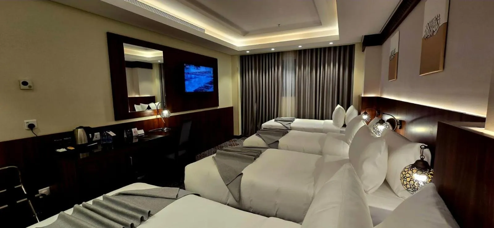 Bed in Maysan Rehab Al Mysk Hotel