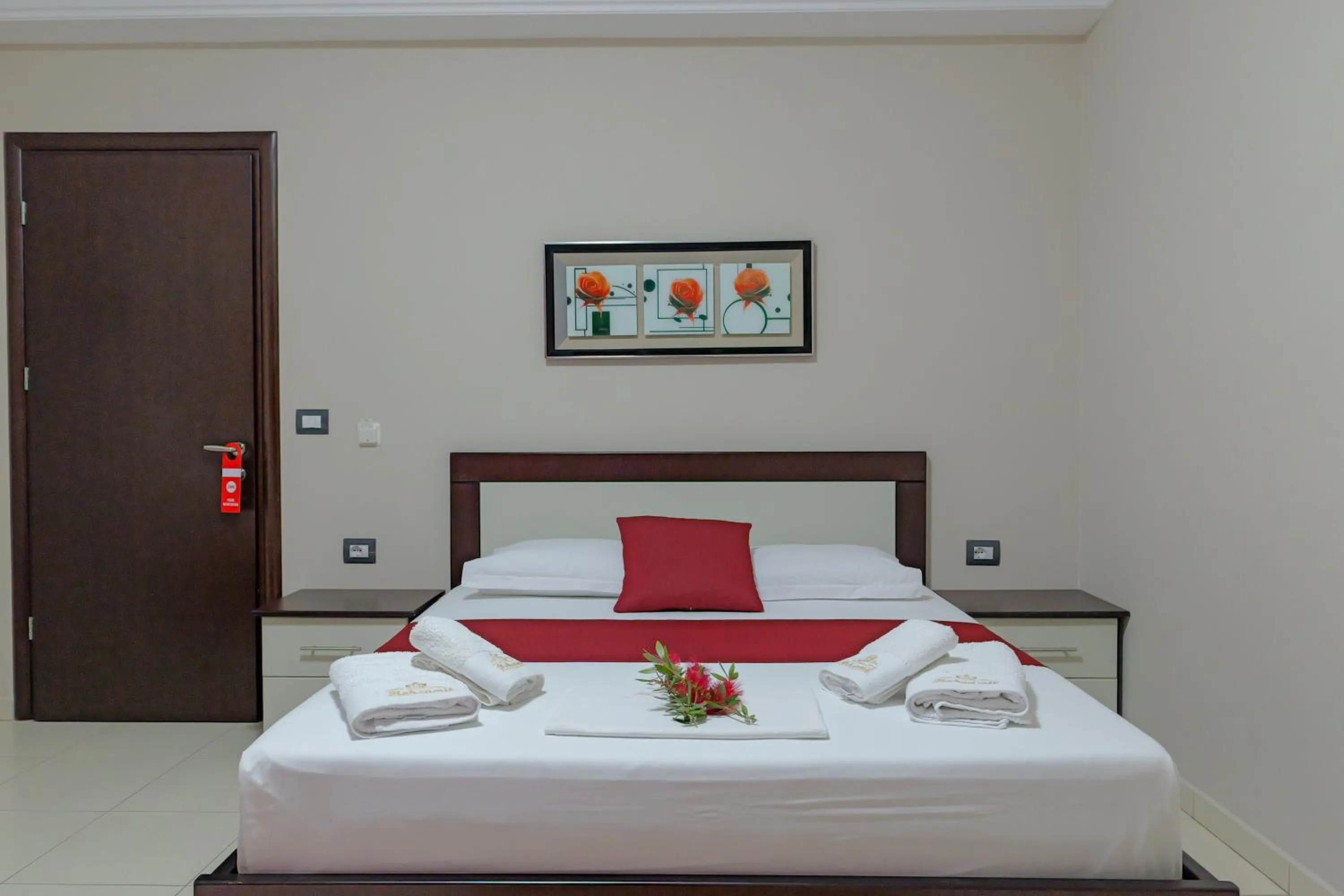Bed in Heksamil Hotel