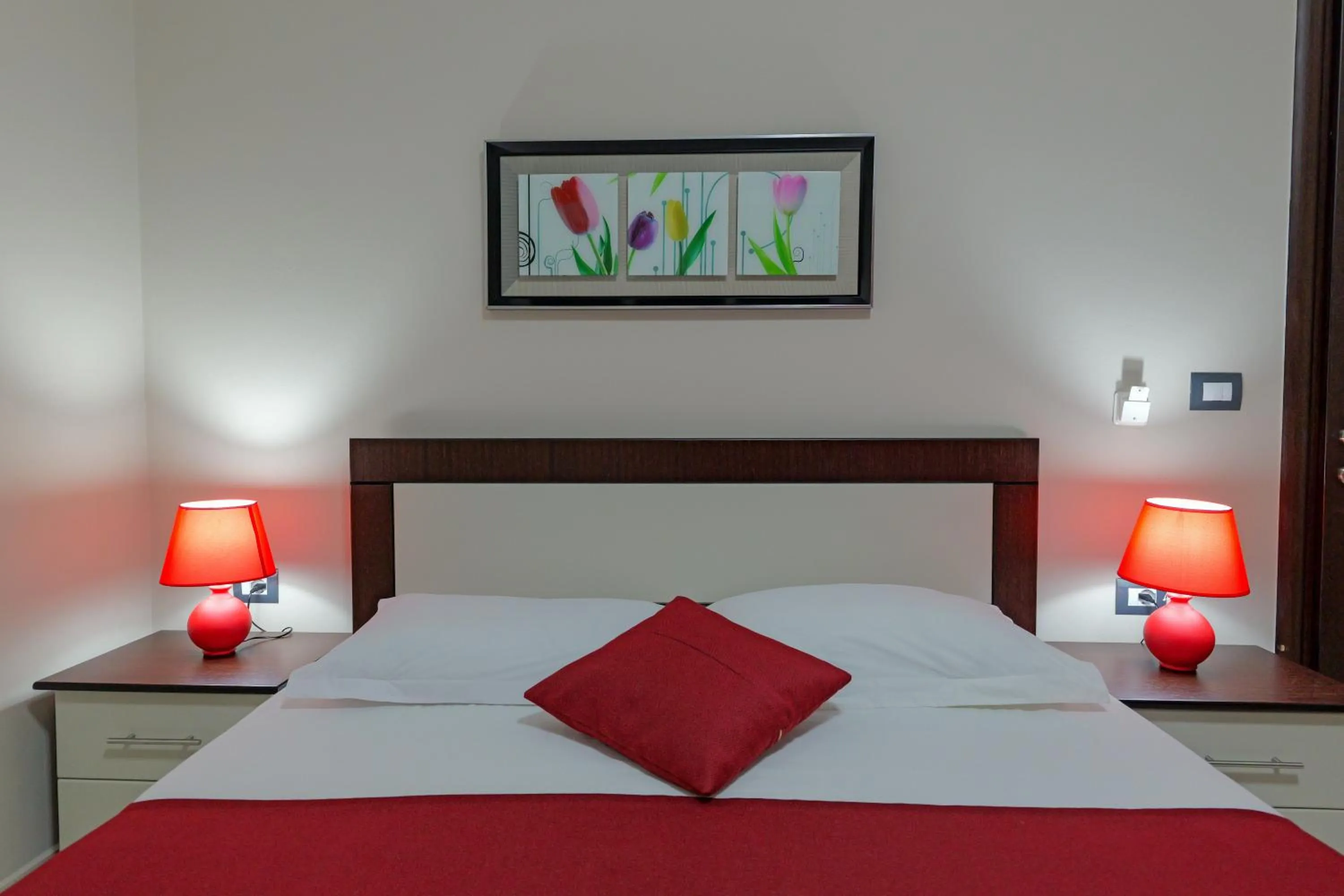 Bed in Heksamil Hotel