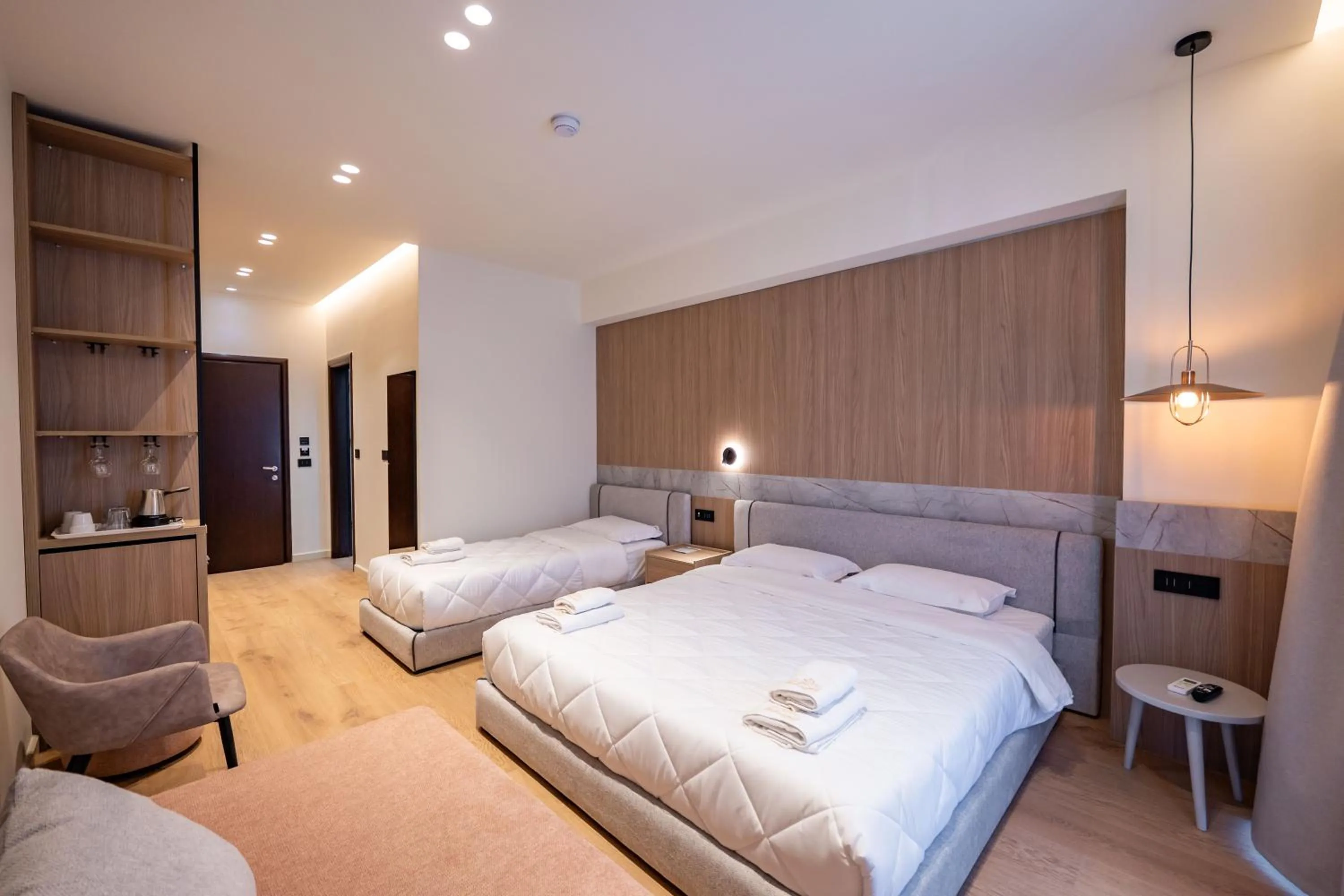 Bed in Heksamil Hotel