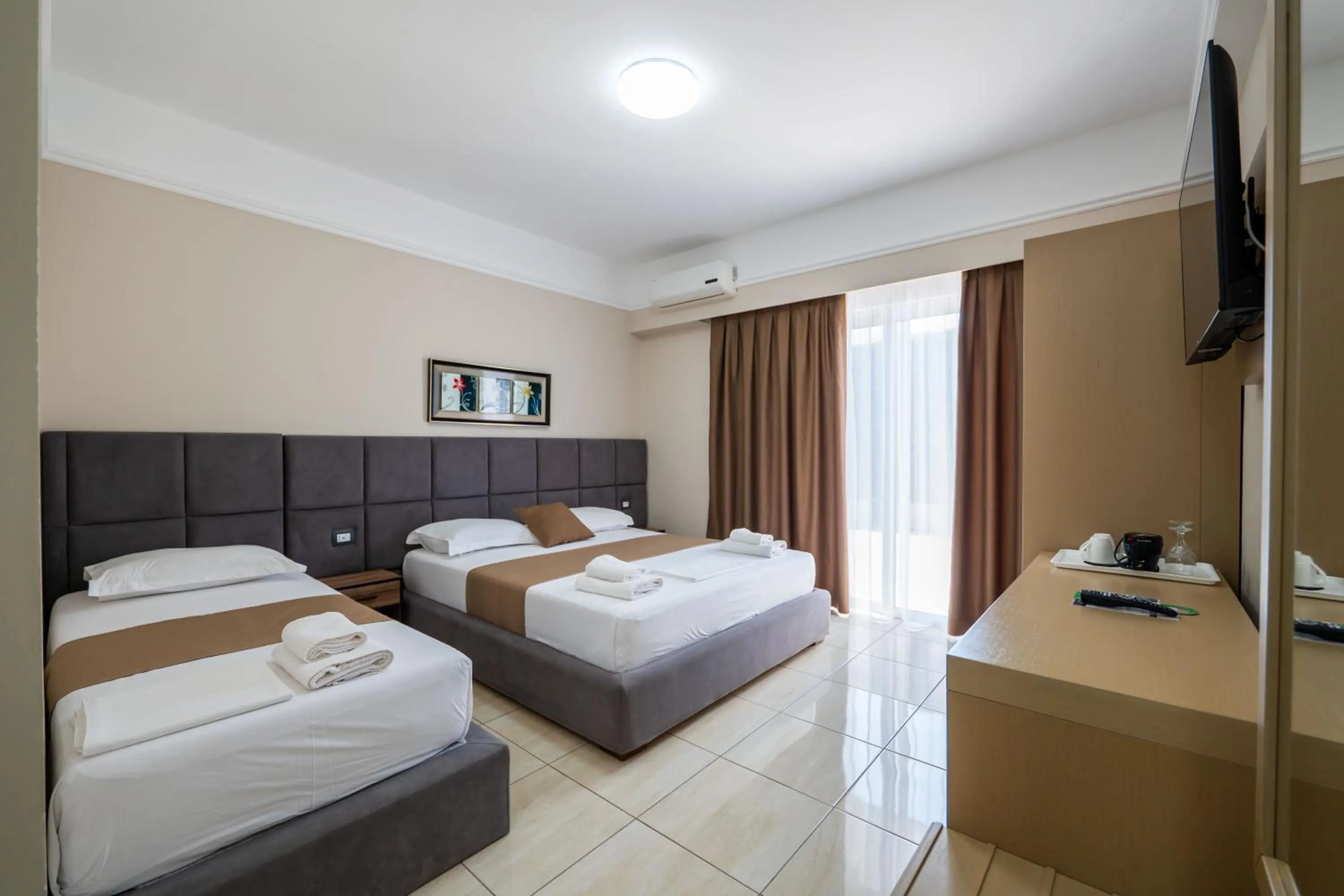 Bed in Heksamil Hotel