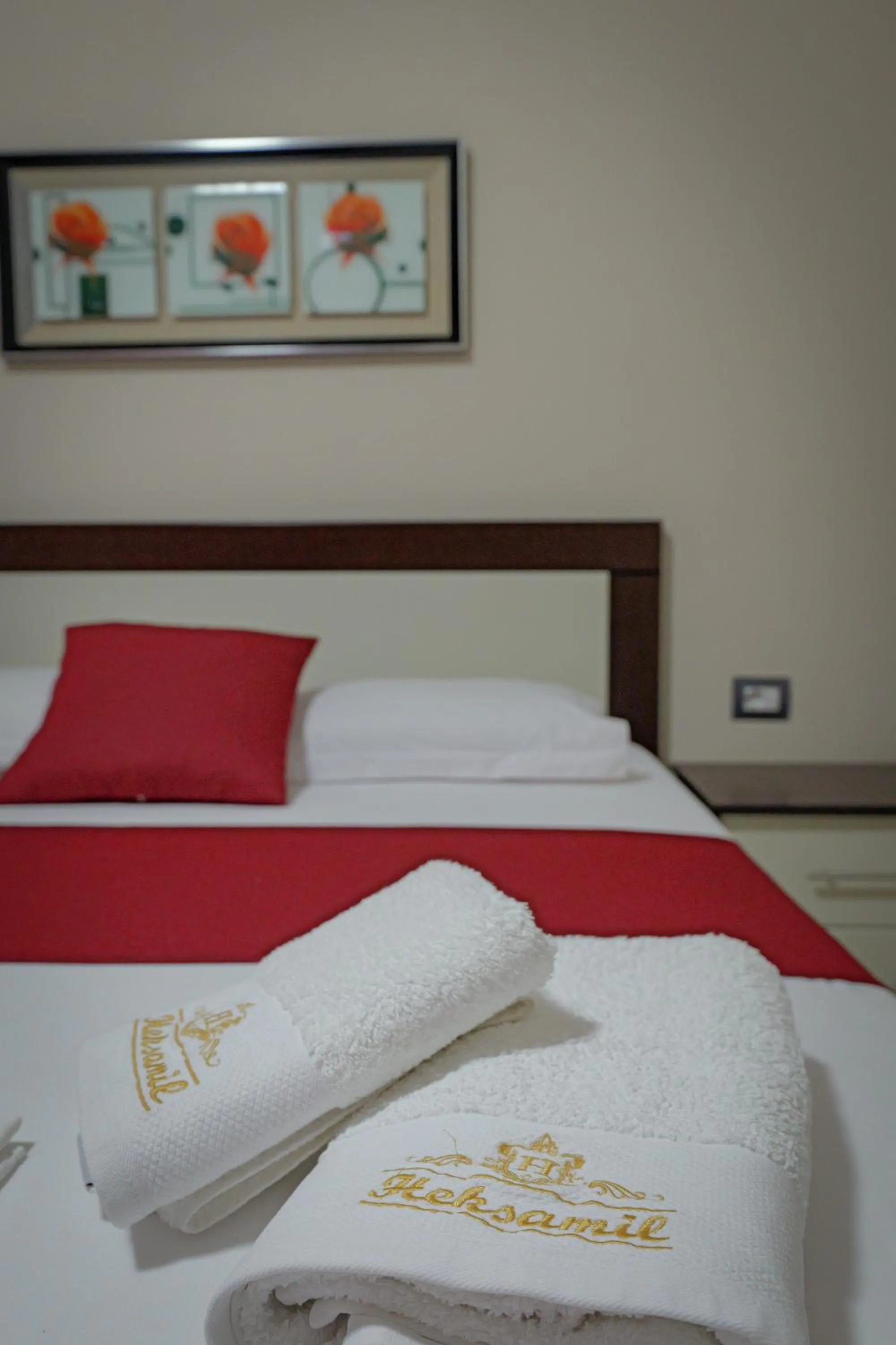 Bed in Heksamil Hotel