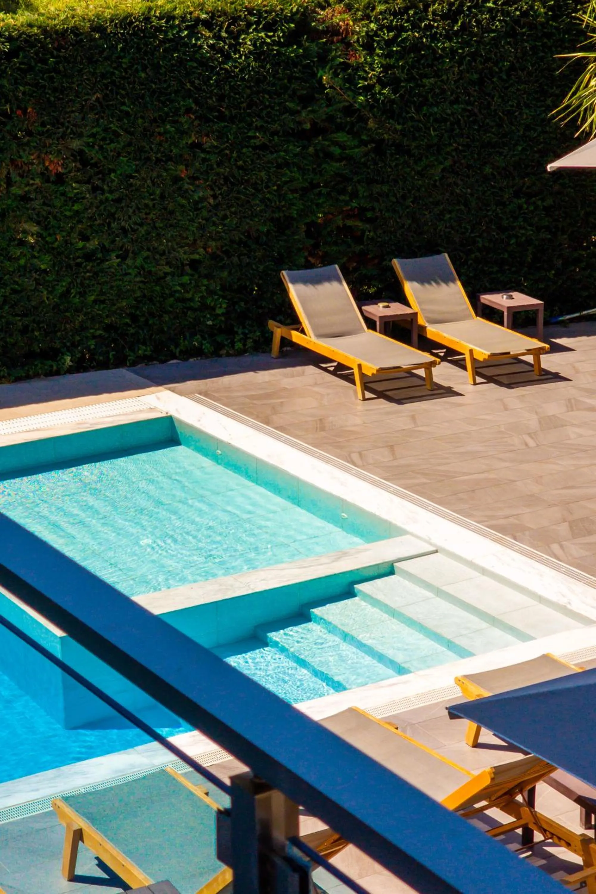 Pool view in Heksamil Hotel