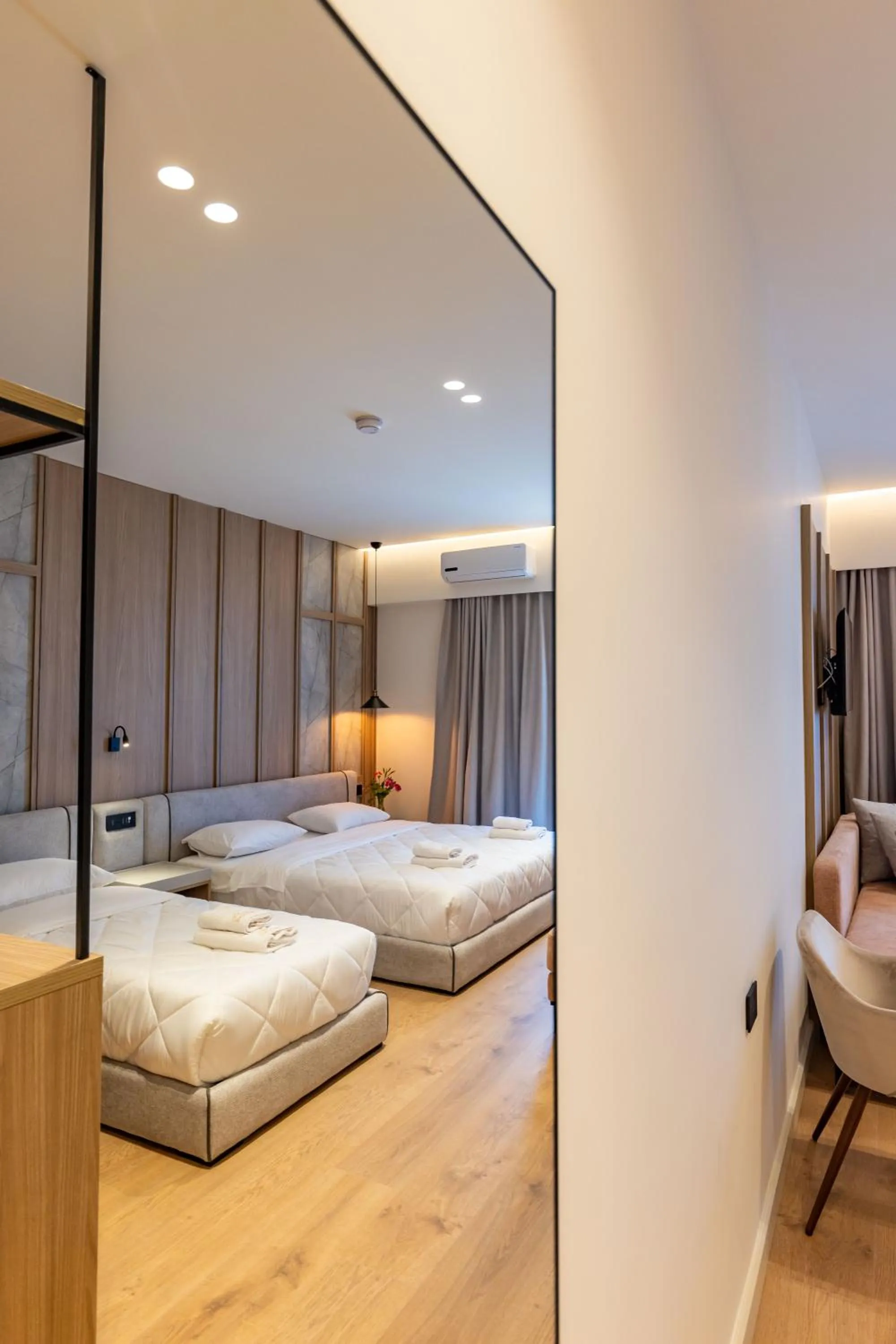 Bed in Heksamil Hotel