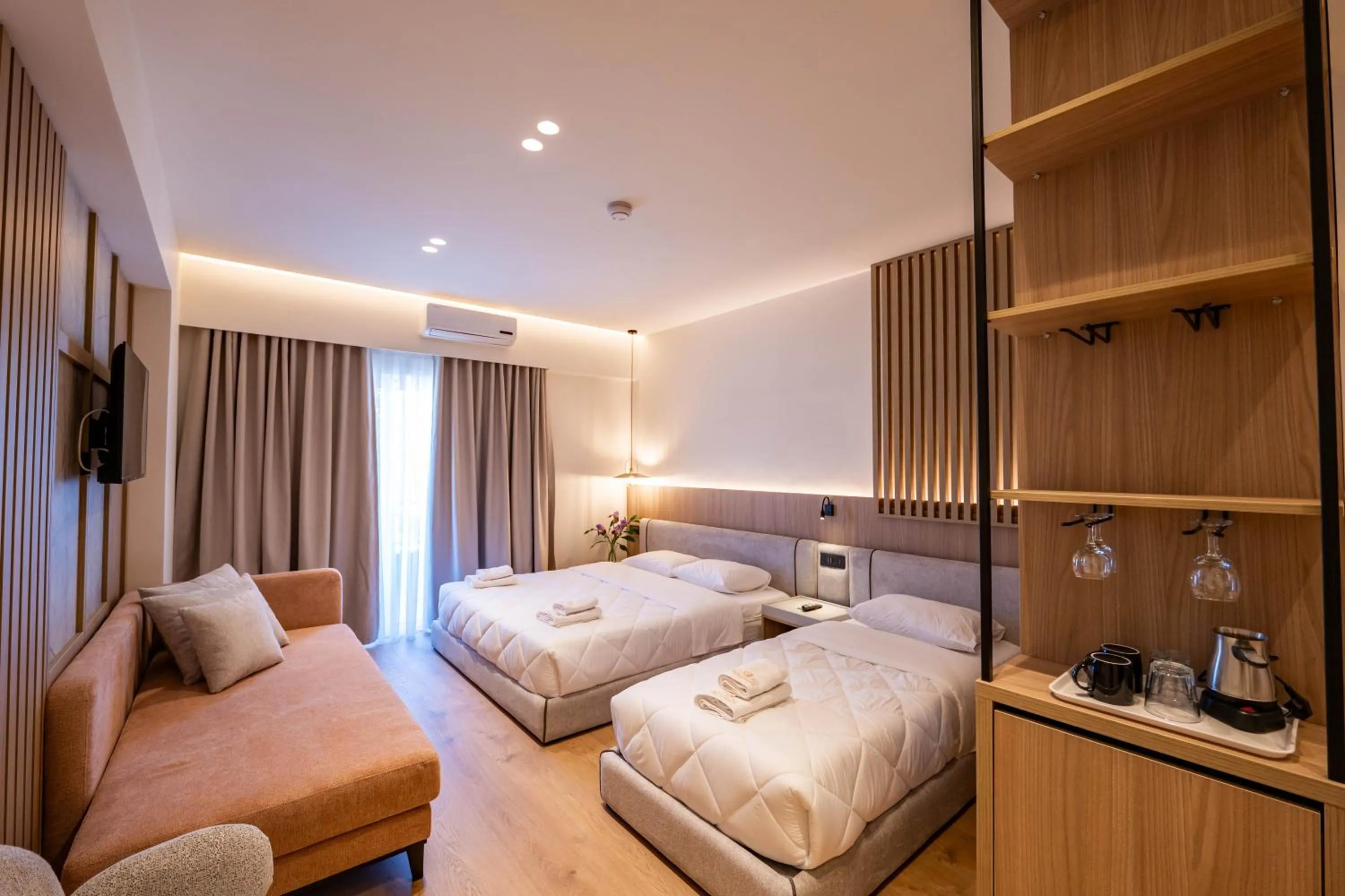 Bed in Heksamil Hotel