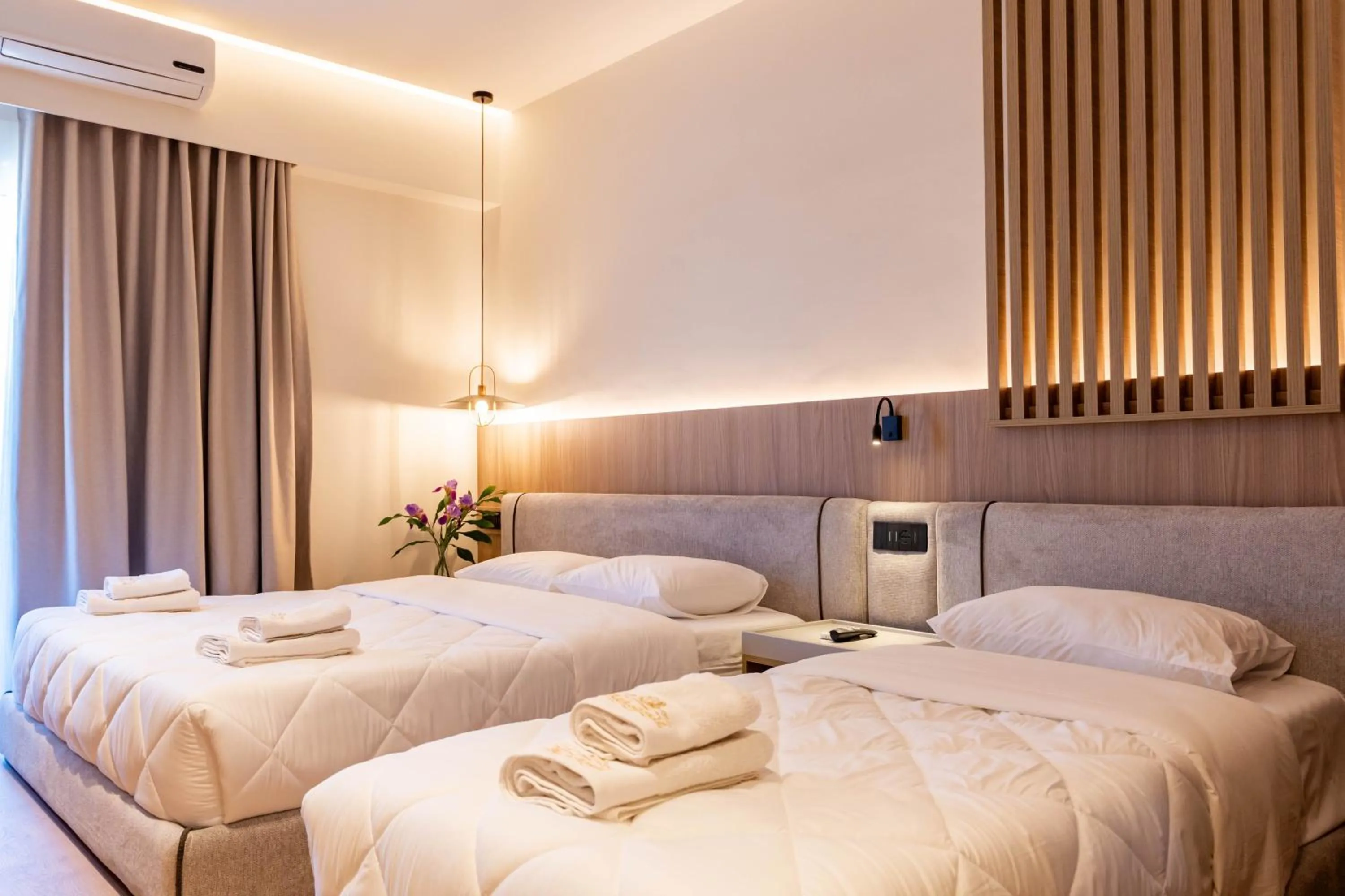 Bed in Heksamil Hotel