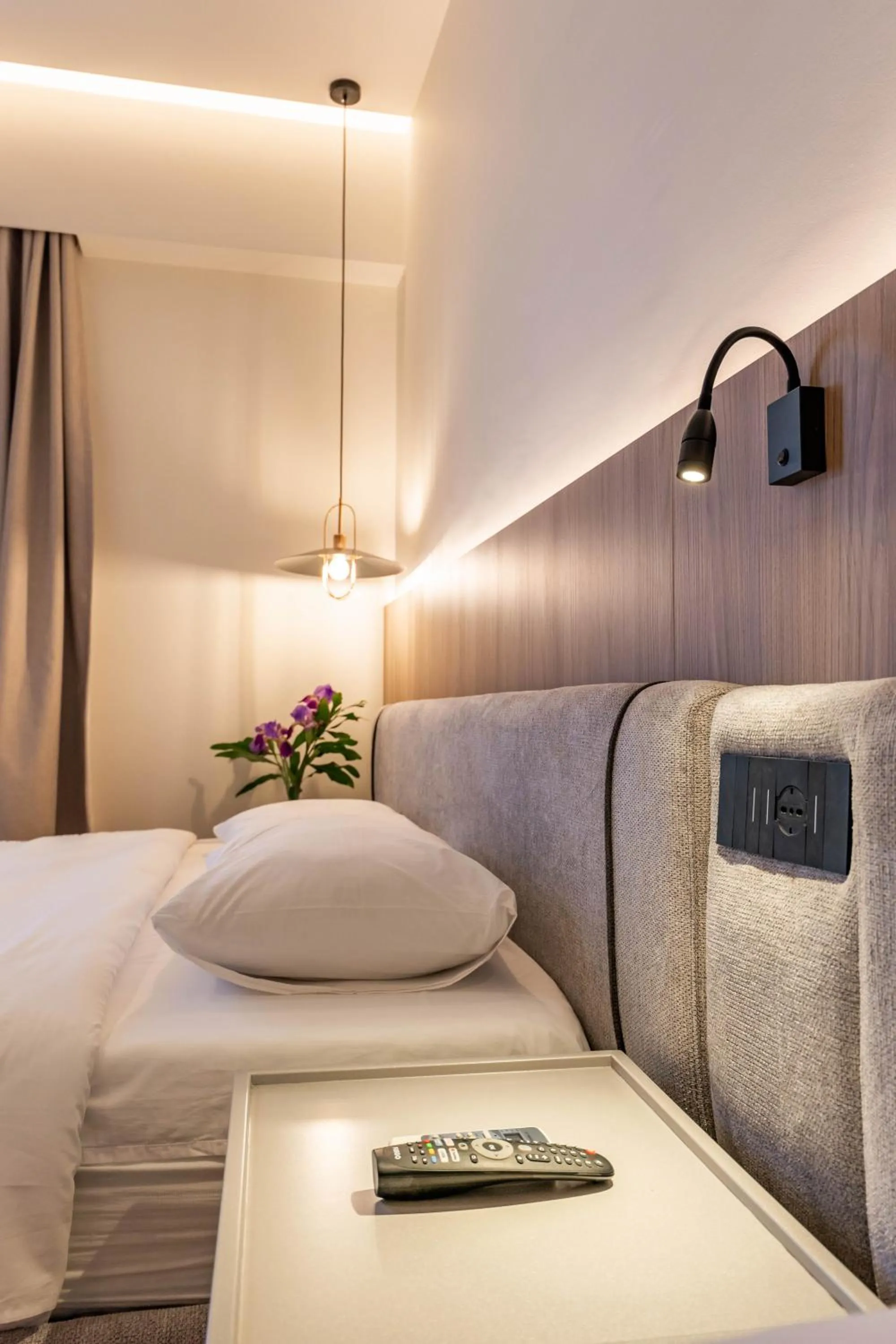 Bed in Heksamil Hotel