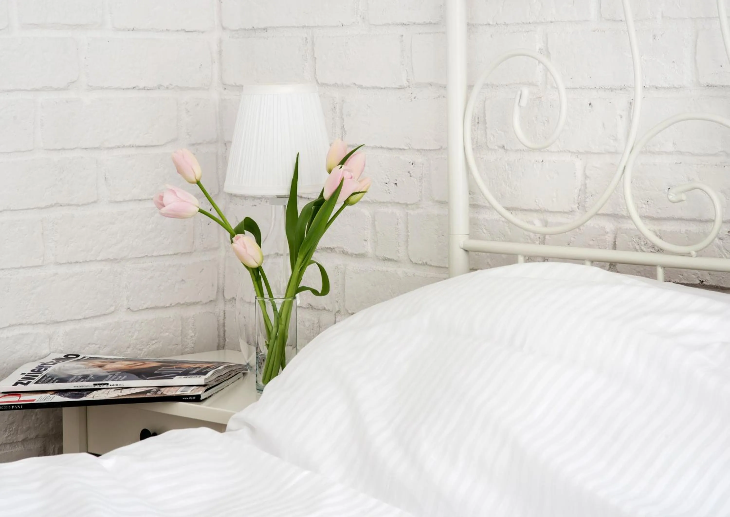 Decorative detail, Bed in Too-Good Apartments