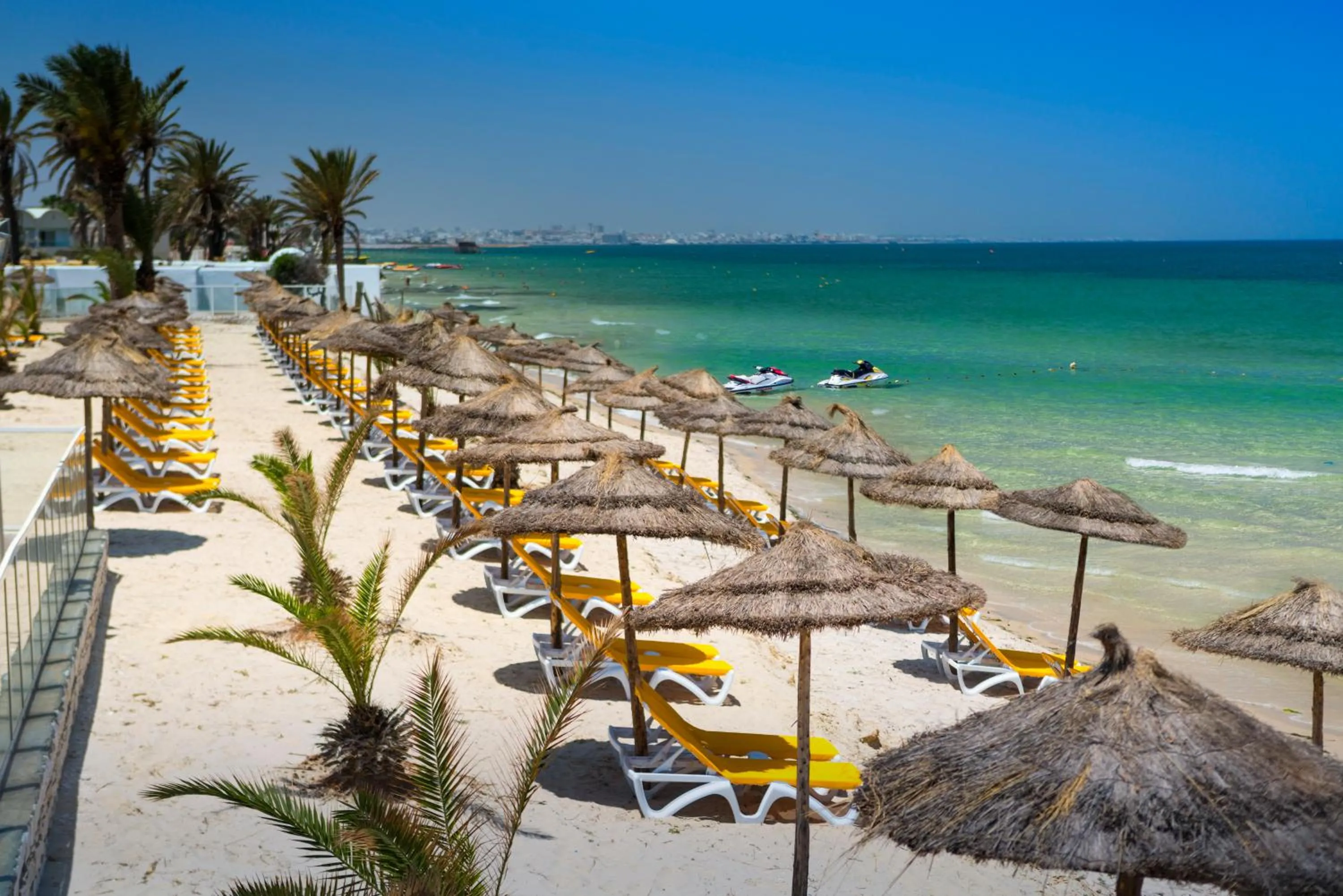 Beach in Shems Holiday Village & Aquapark