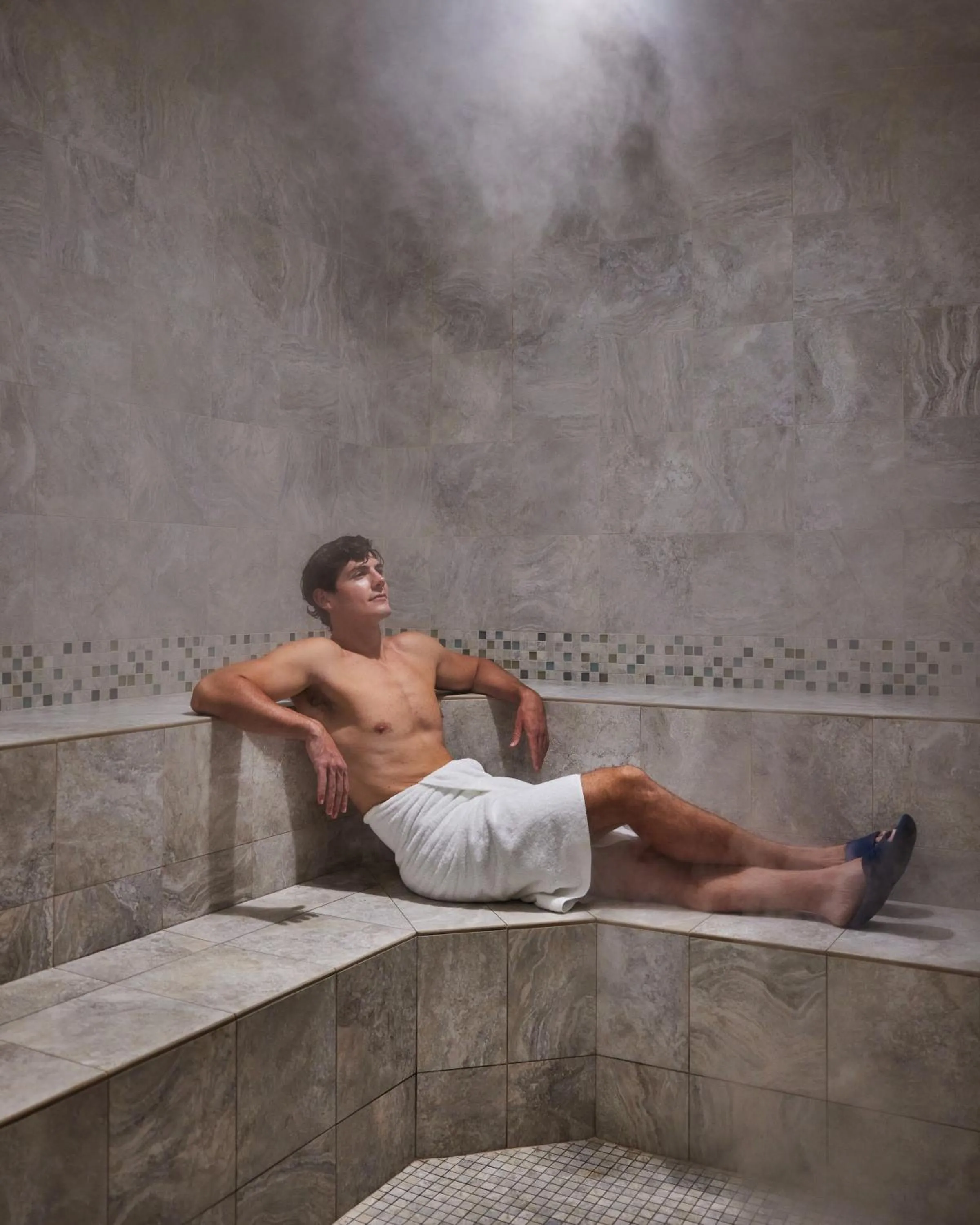 Steam room in Mirbeau Inn & Spa - Plymouth