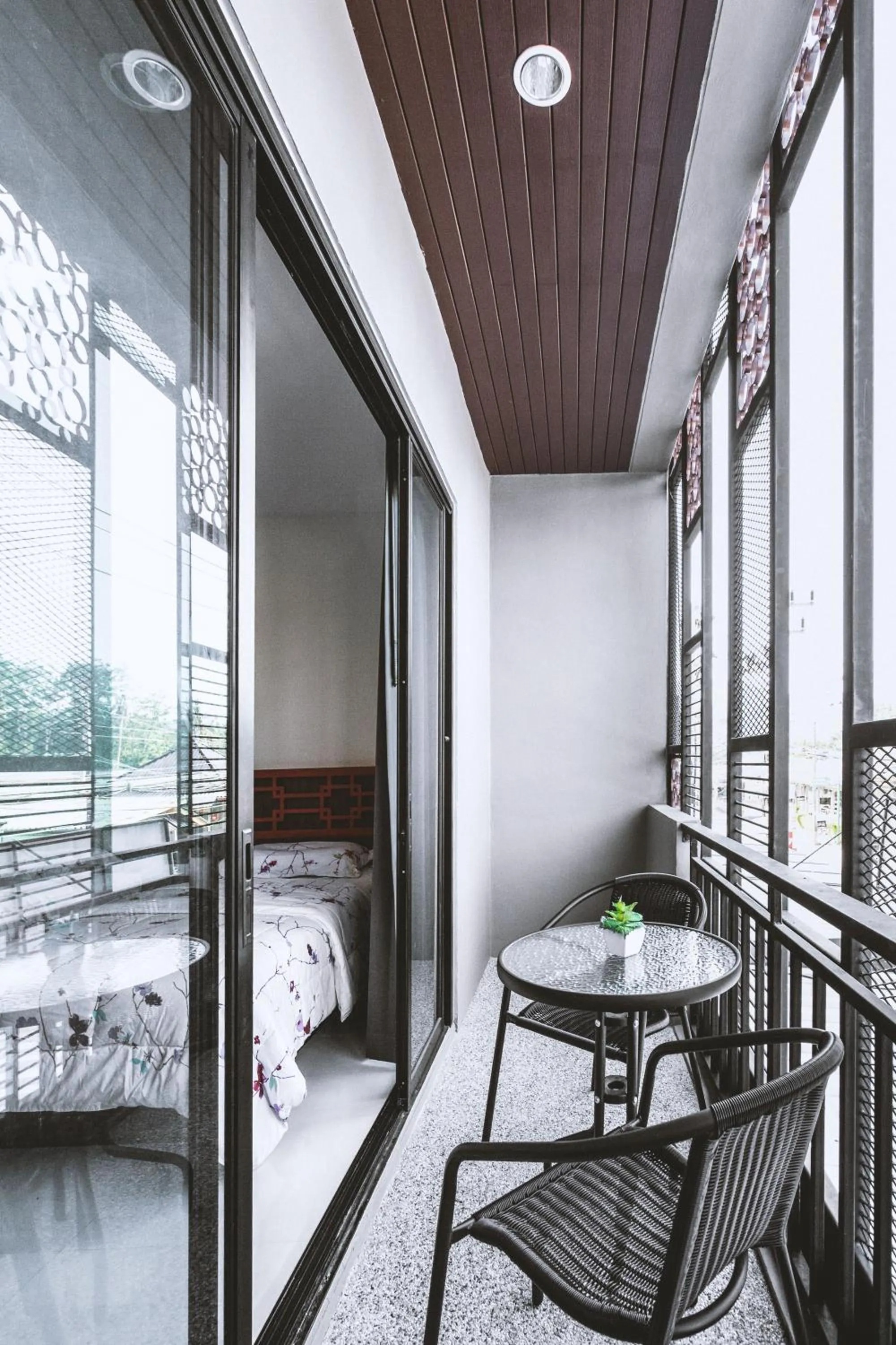 Balcony/Terrace, Bed in Ra Residence Phuket