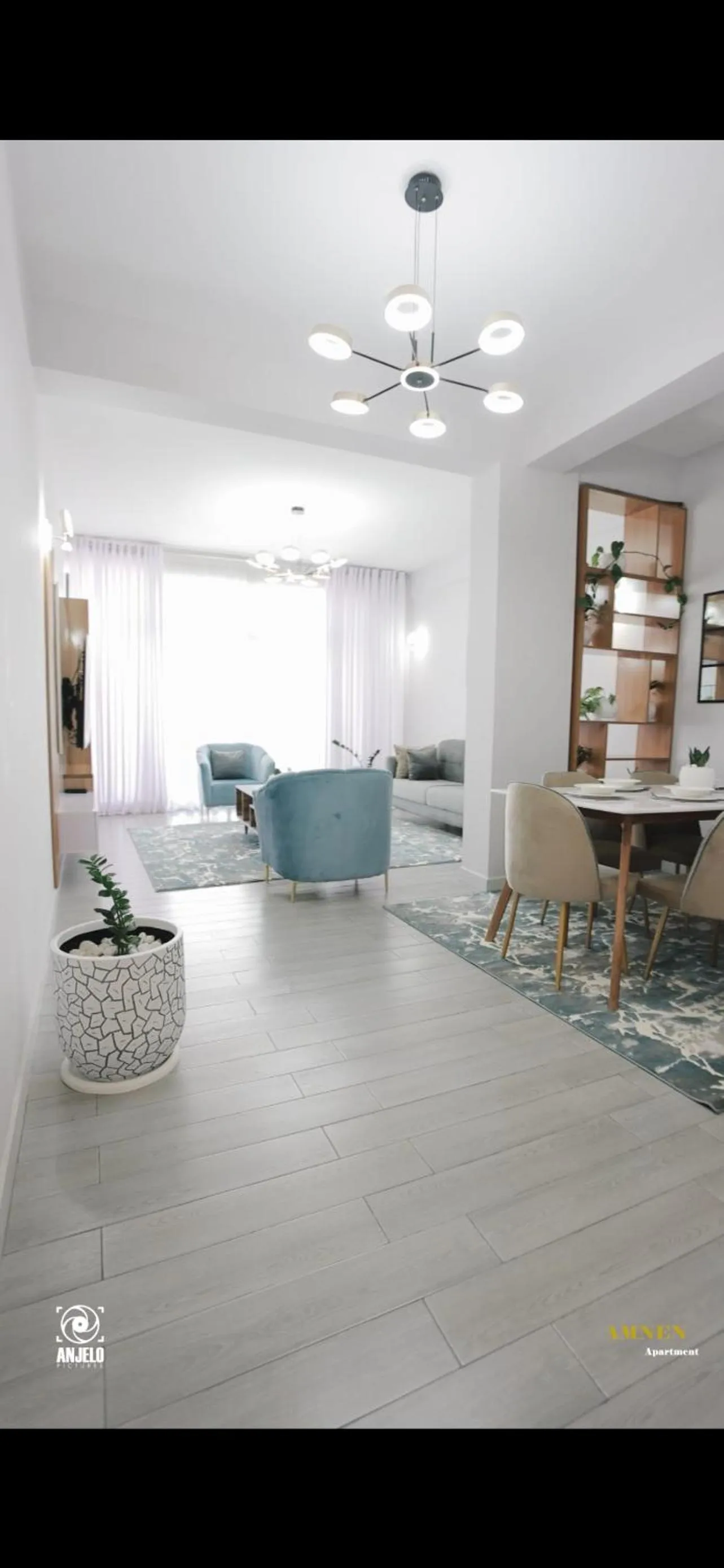 Living room in Amnen Apartments