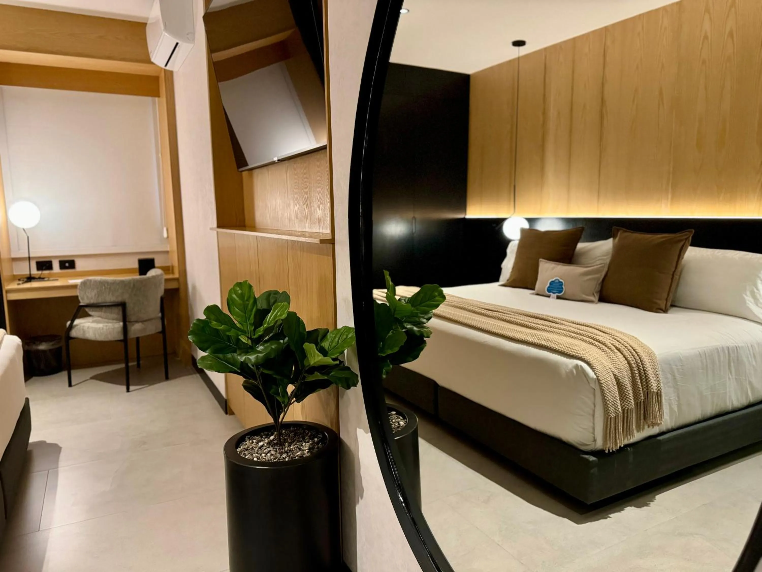 Bed in Hotel Aló Degollado