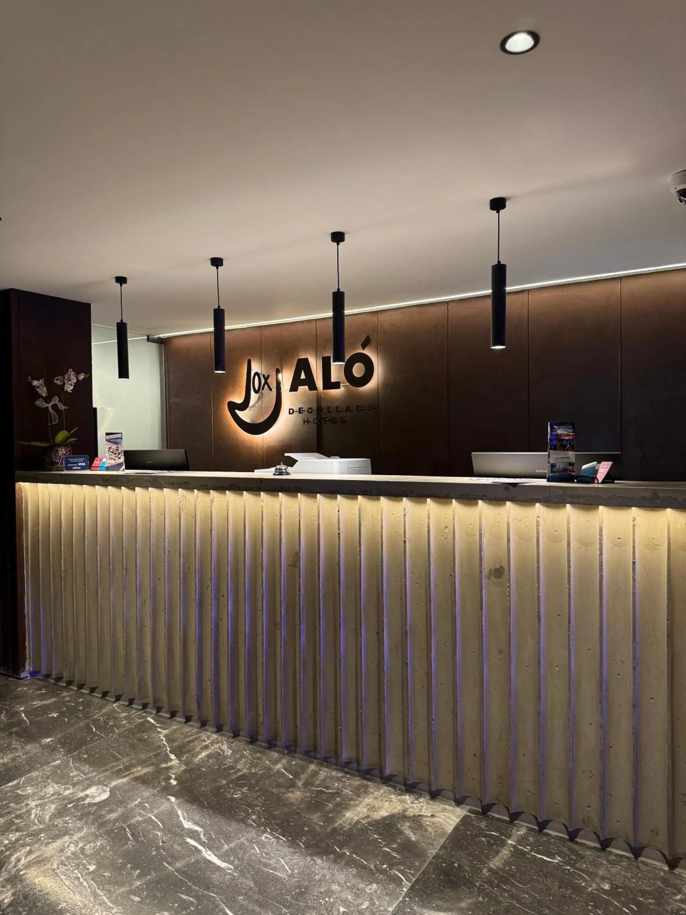 Lobby or reception in Hotel Aló Degollado
