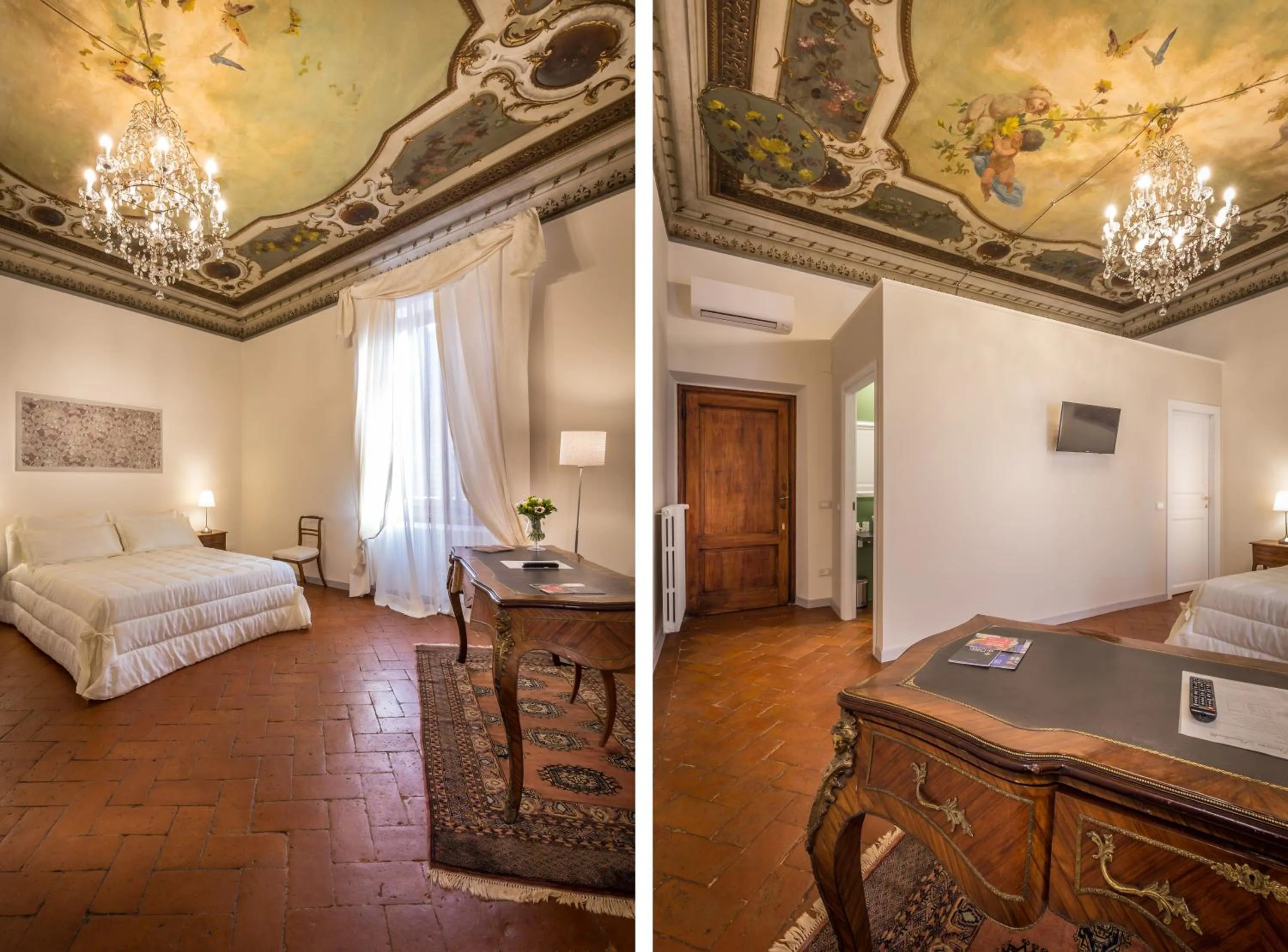 Photo of the whole room, Bed in Dimora Bandinelli