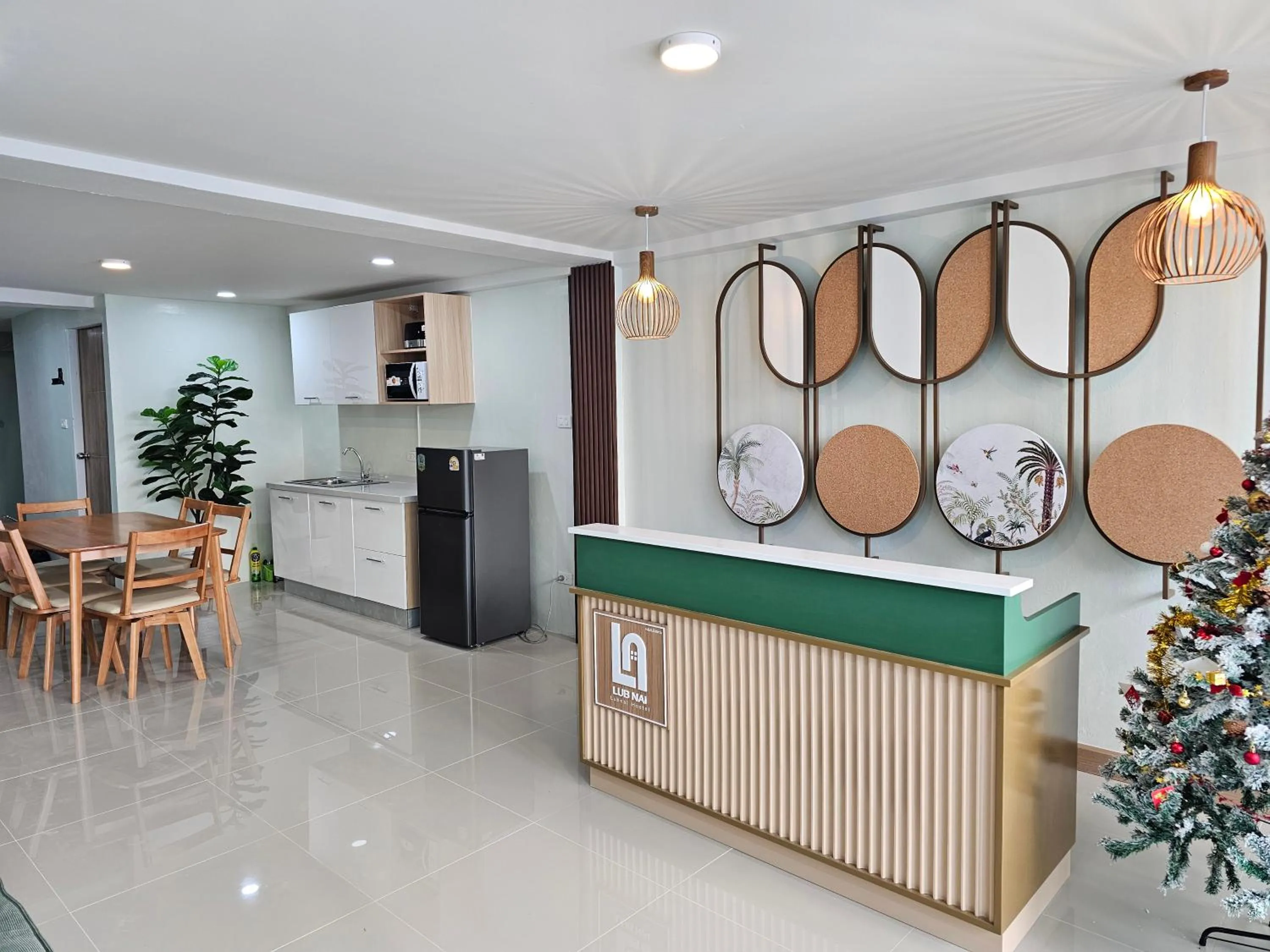 Lobby or reception in Lub Nai Hostel