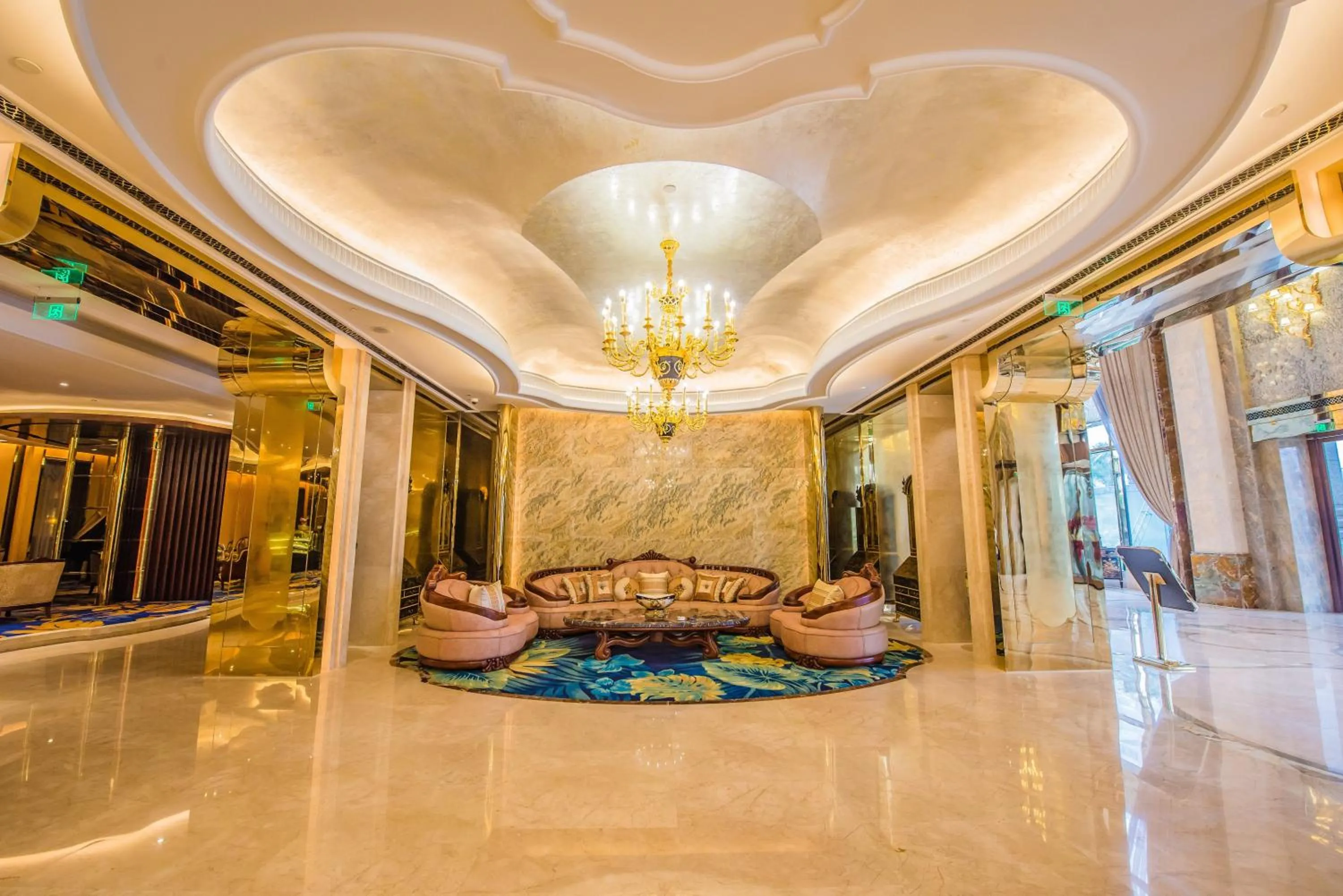 Decorative detail in Chengdu Jin Yun Hotel