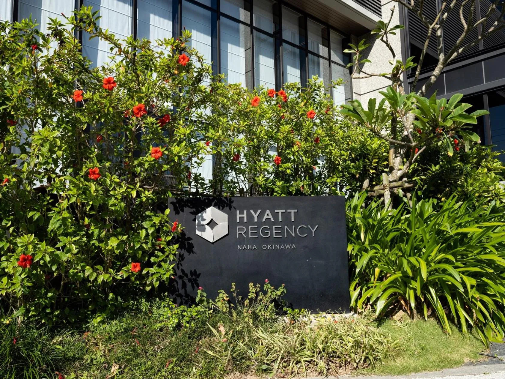 Property building in Hyatt Regency Naha, Okinawa