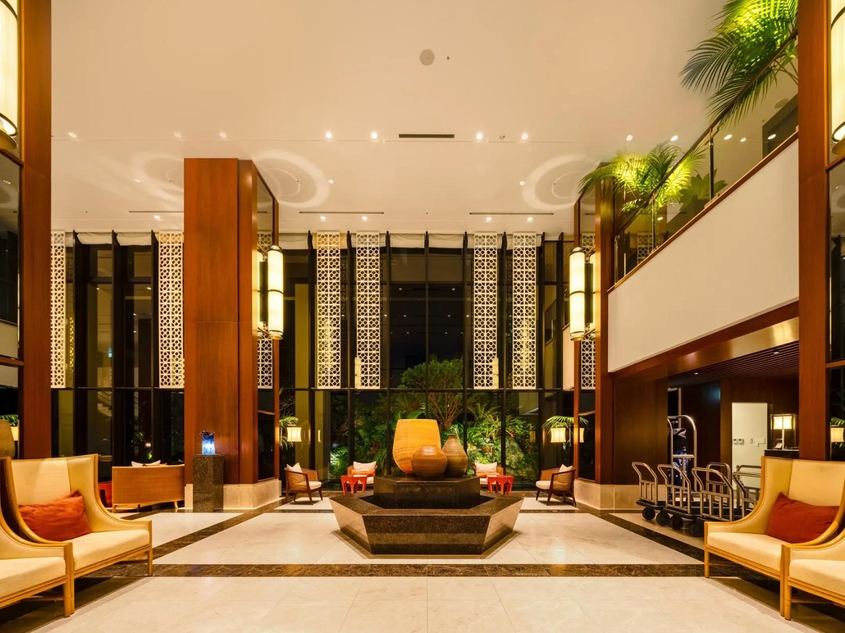 Lobby or reception in Hyatt Regency Naha, Okinawa