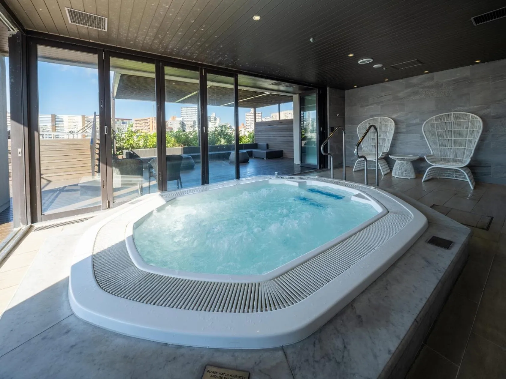 Hot Tub in Hyatt Regency Naha, Okinawa