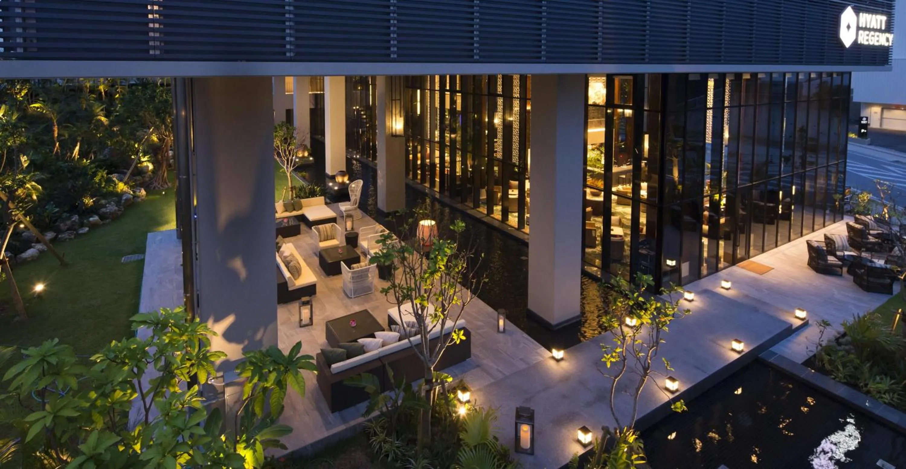 Property building in Hyatt Regency Naha, Okinawa