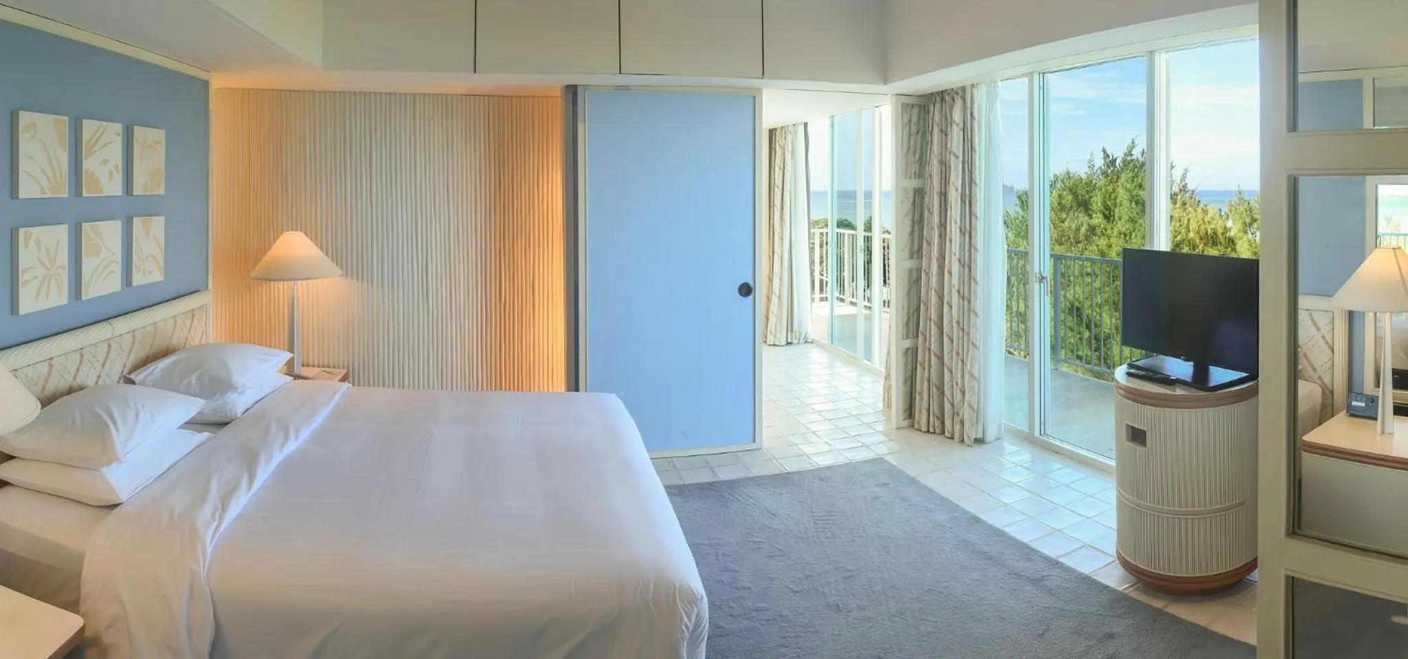 Bed in Marianas Beach Resort
