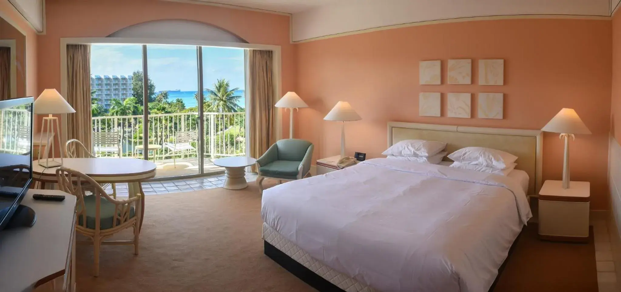 Quadruple Room with Sea View in Marianas Beach Resort Quadruple Room with Sea View in Marianas Beach Resort