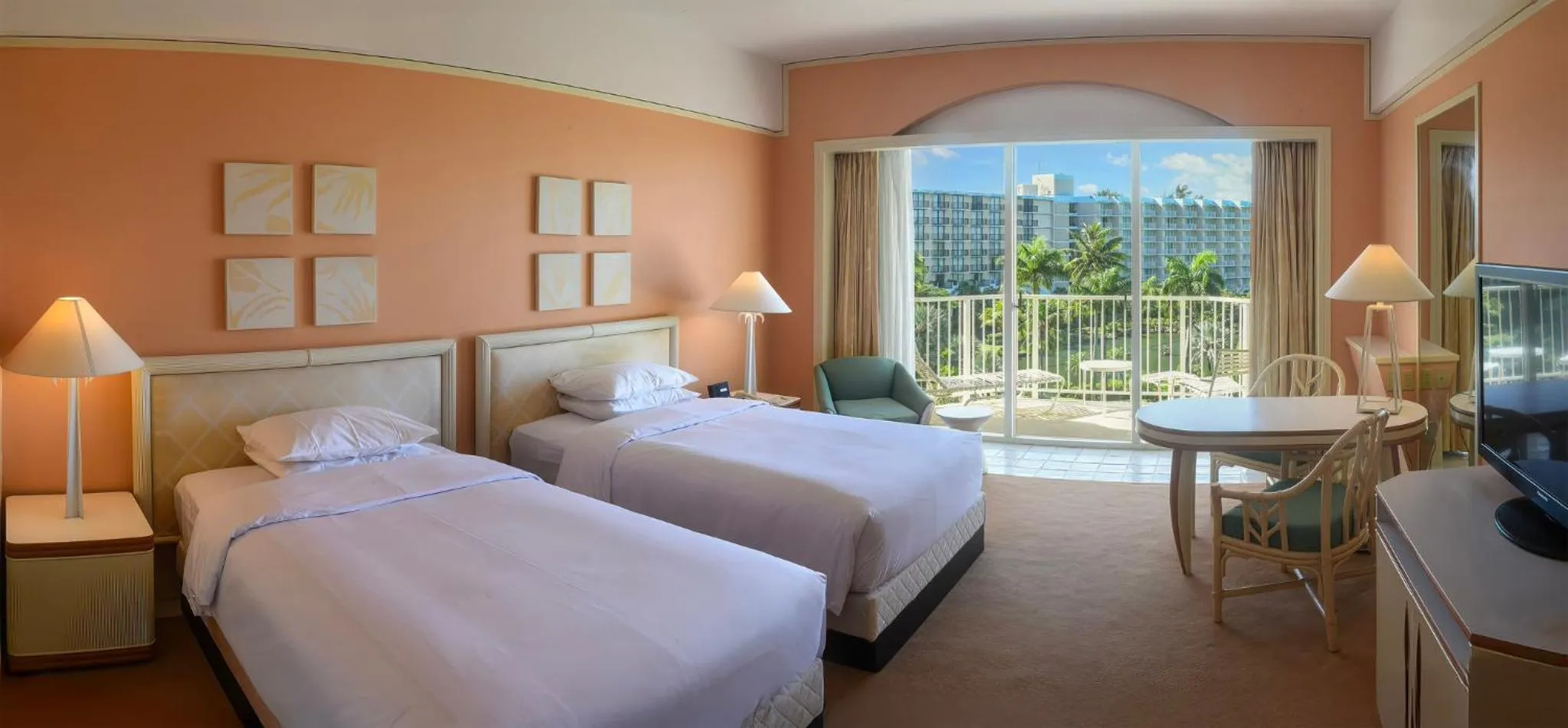 View (from property/room), Bed in Marianas Beach Resort