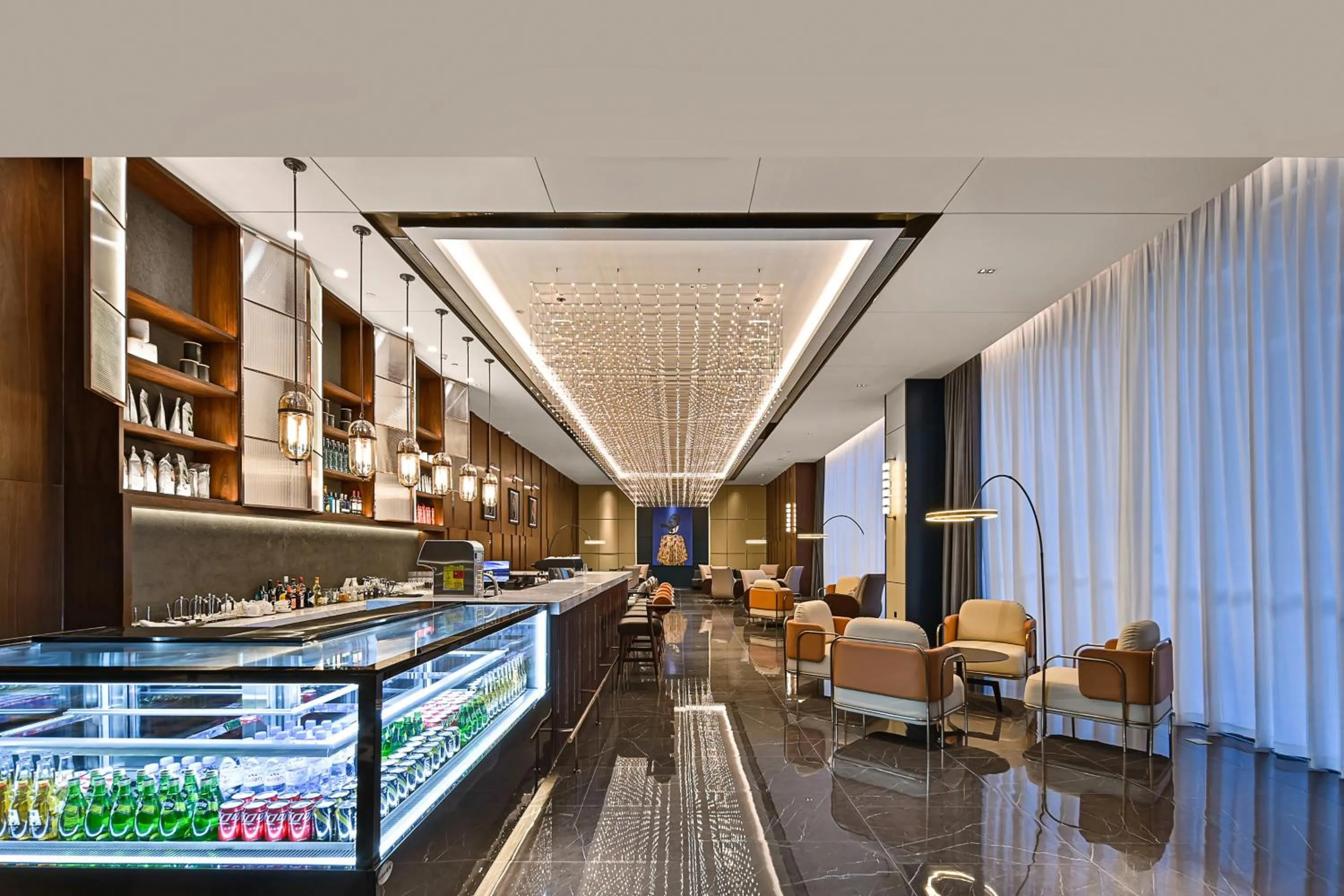 Seating area in Shanghai Hongqiao Yankuang Tulip Hotel